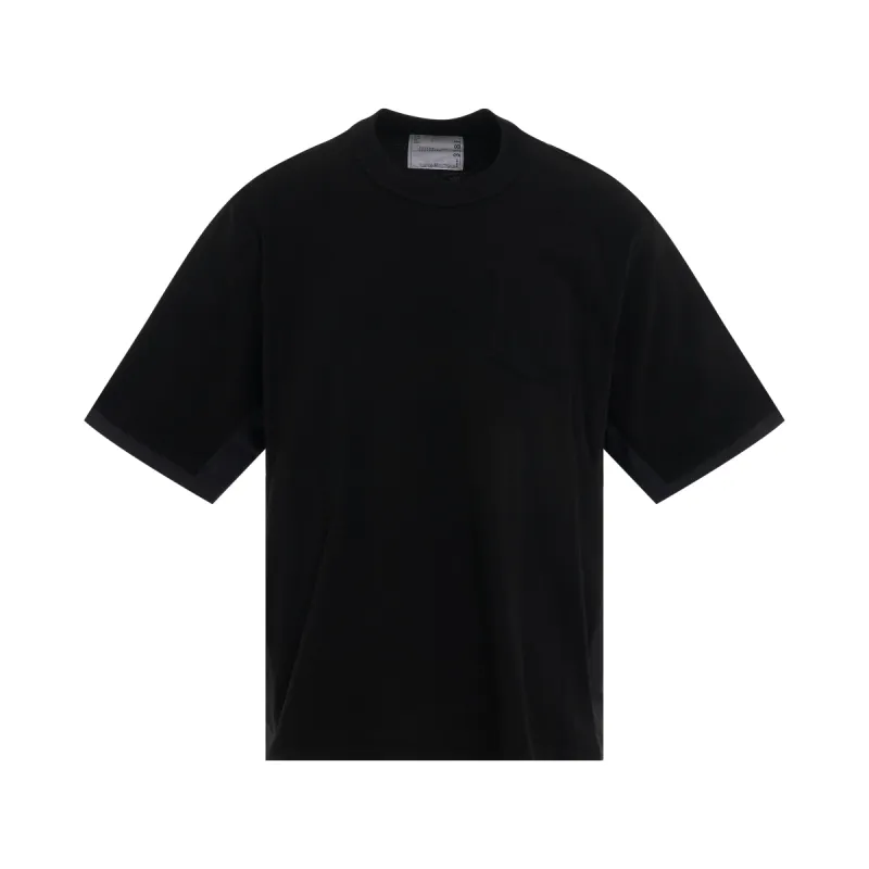 Classic Cotton Jersey T-Shirt in Black sold by MARAIS