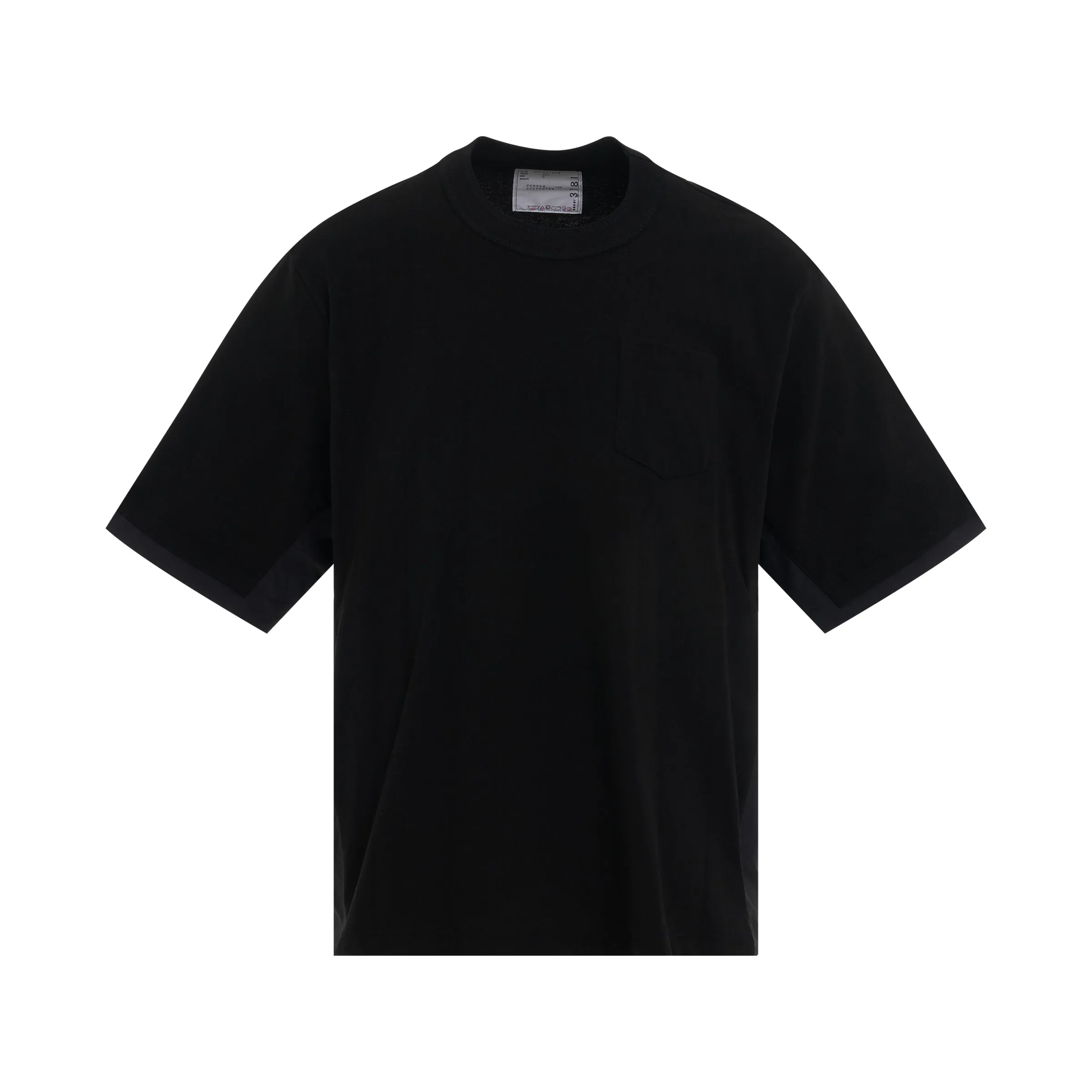Classic Cotton Jersey T-Shirt in Black sold by MARAIS
