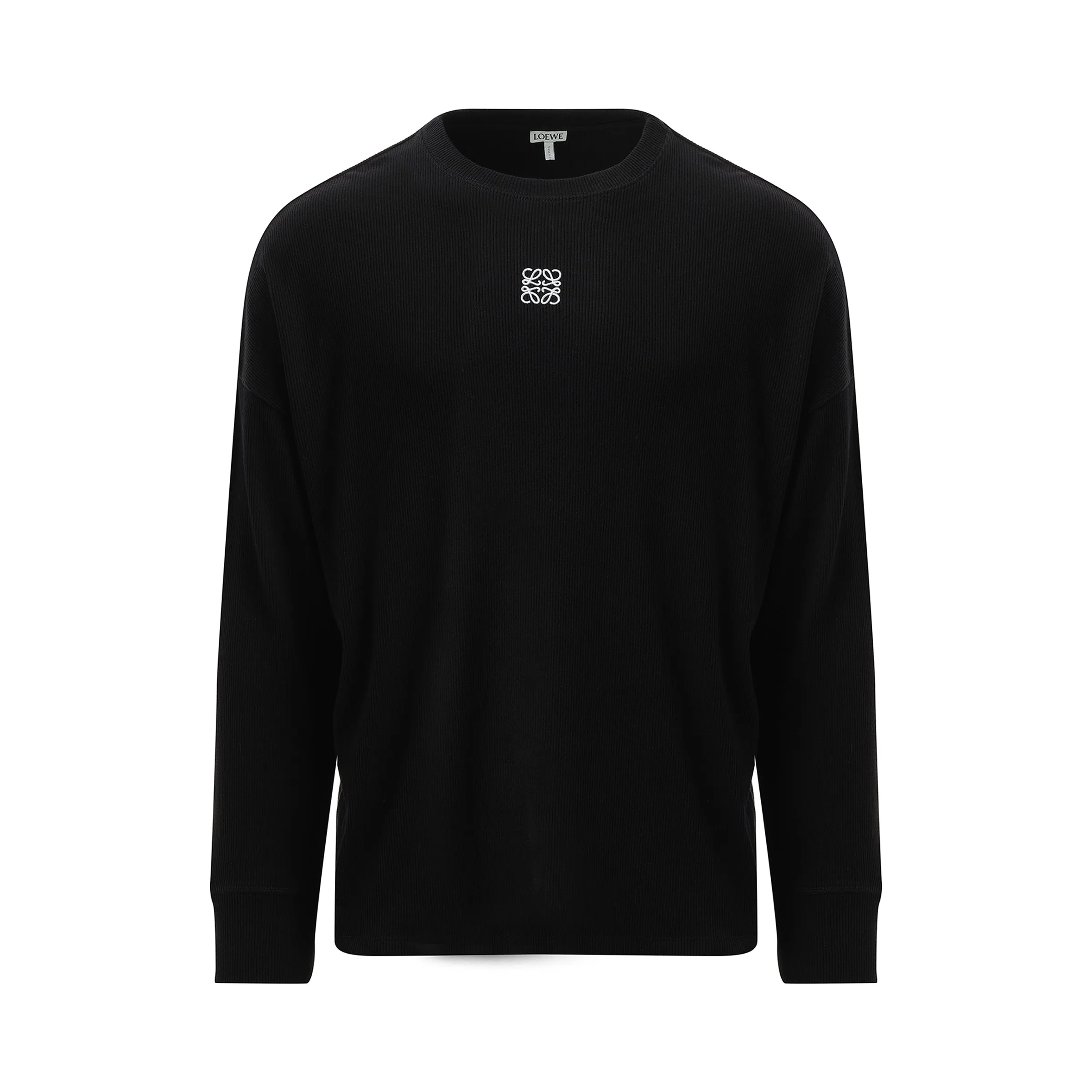 Long Sleeve Anagram T-Shirt in Black sold by MARAIS product image thumbnail 2