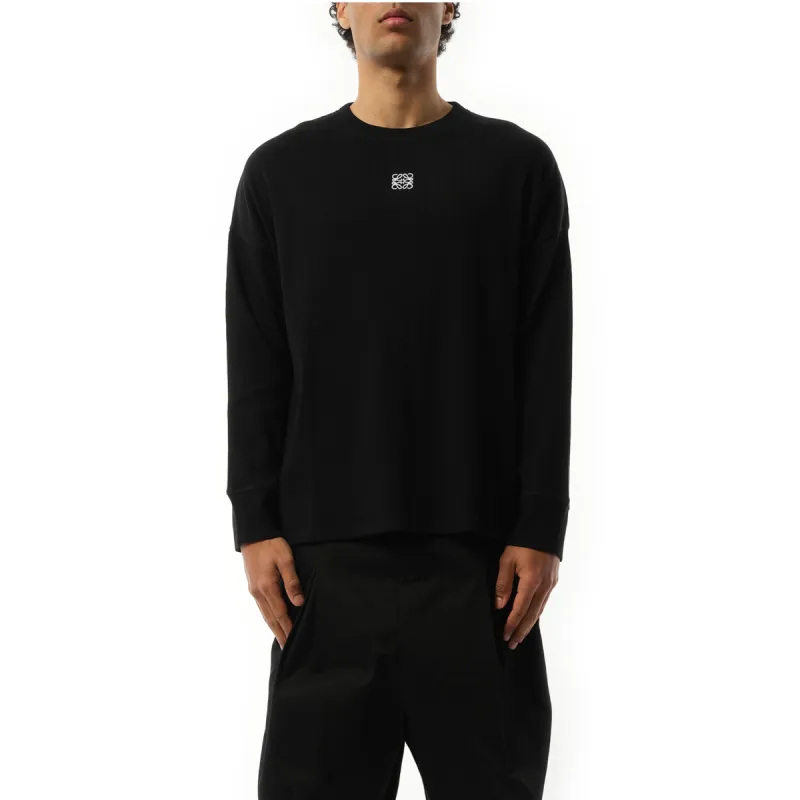 Long Sleeve Anagram T-Shirt in Black sold by MARAIS