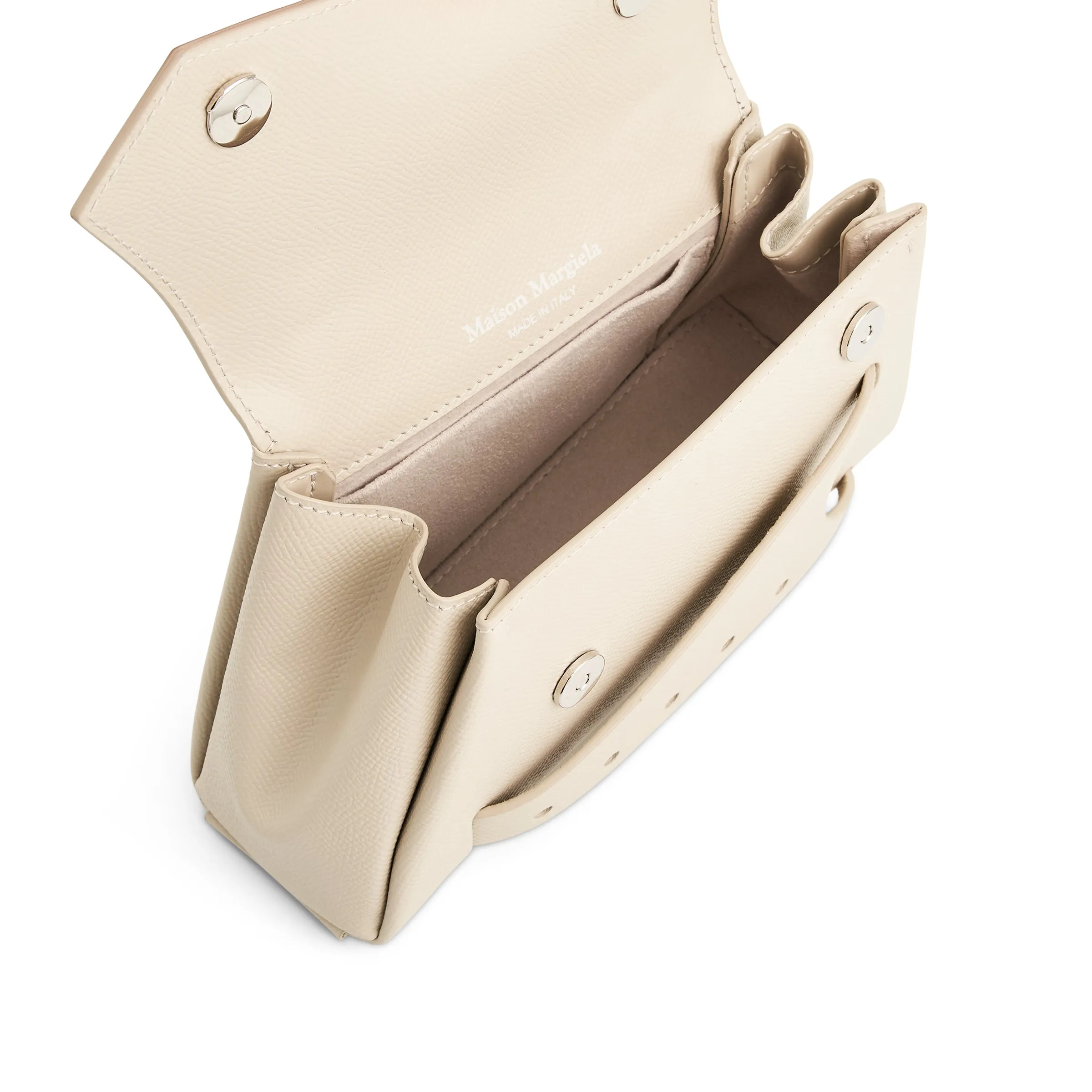 Micro Snatched Asymmetric Bag in Greige sold by MARAIS product image thumbnail 5