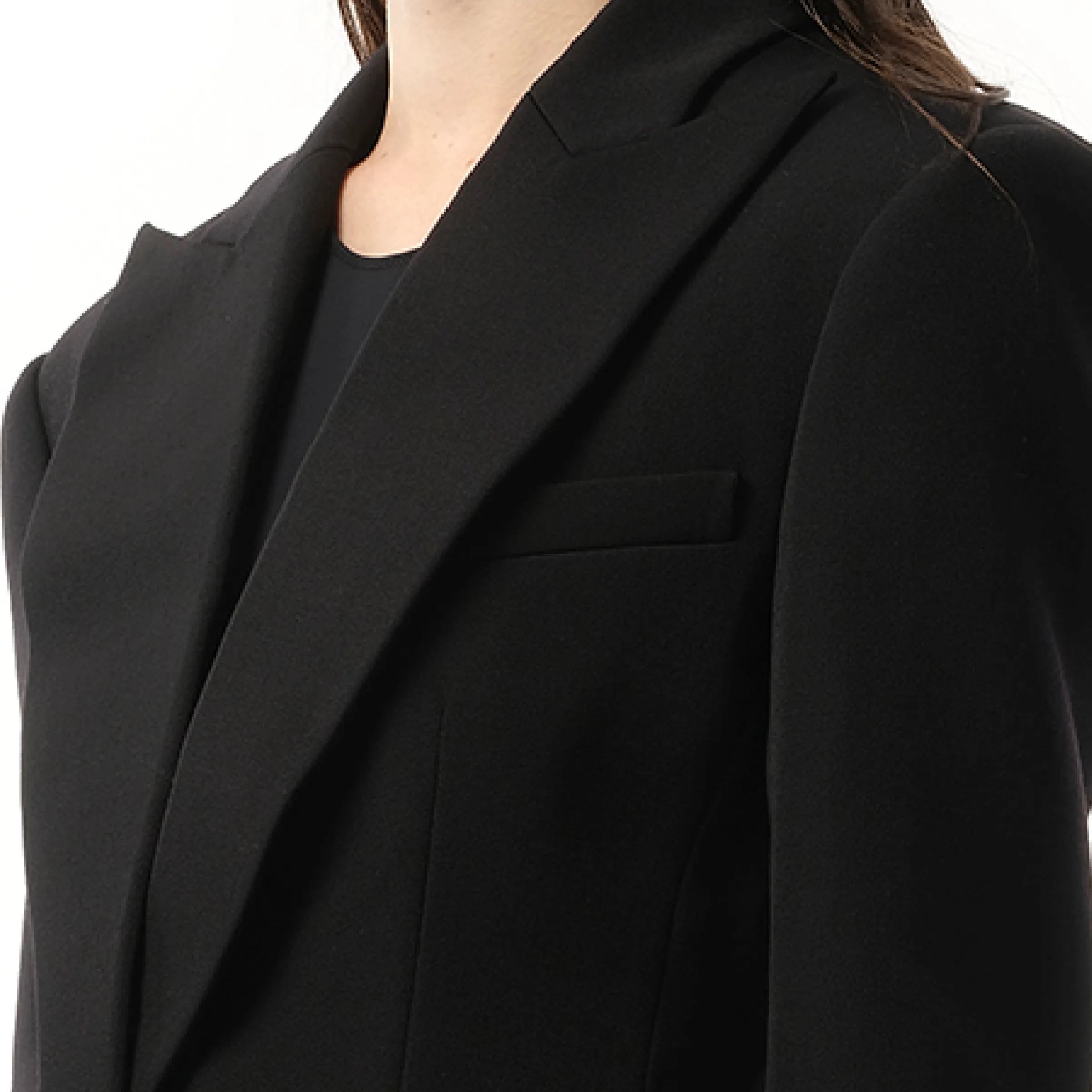 2 BTN GDP Fitted Jacket in Black sold by MARAIS product image thumbnail 3