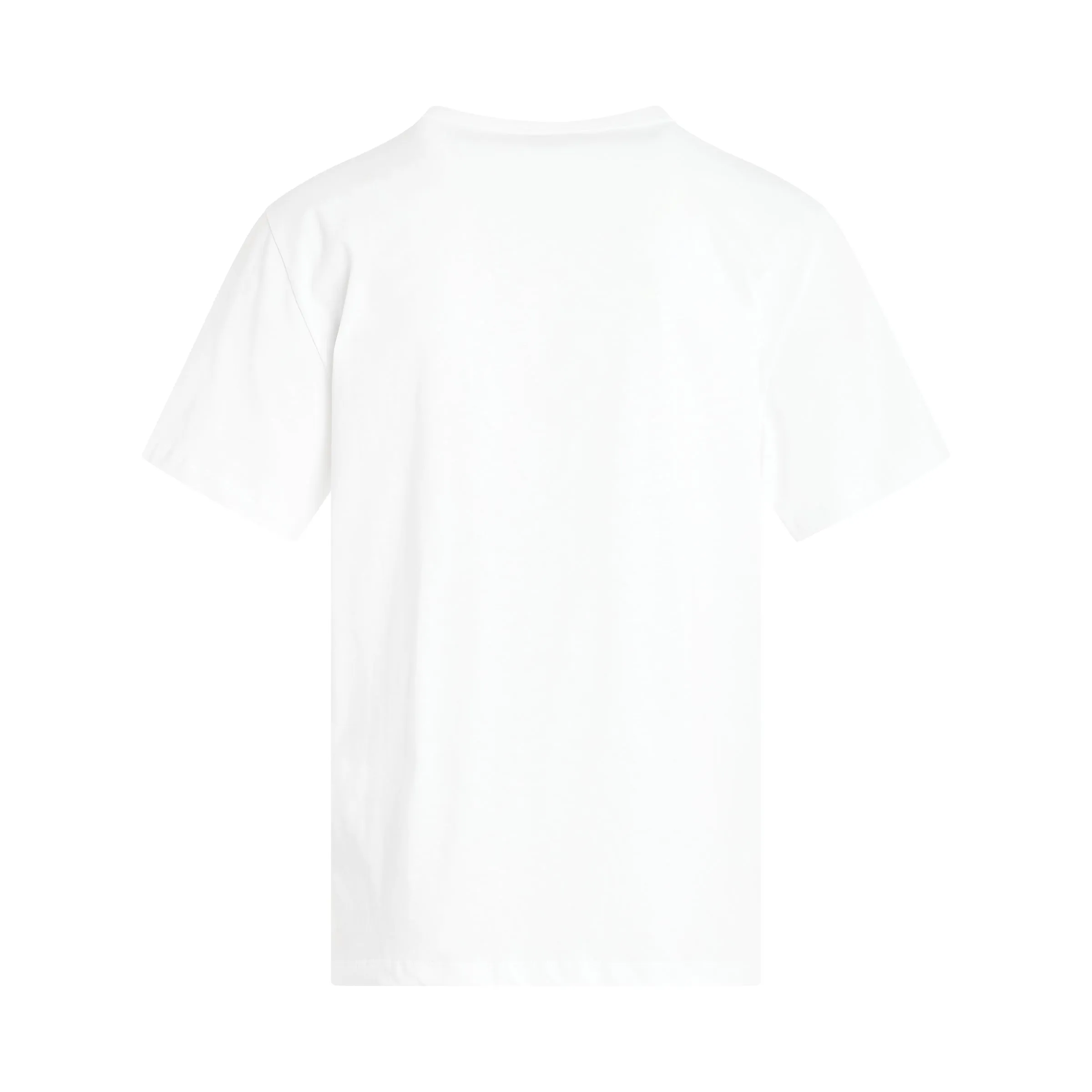 Fold Skull Print T-Shirt in White/Black sold by MARAIS product image thumbnail 4