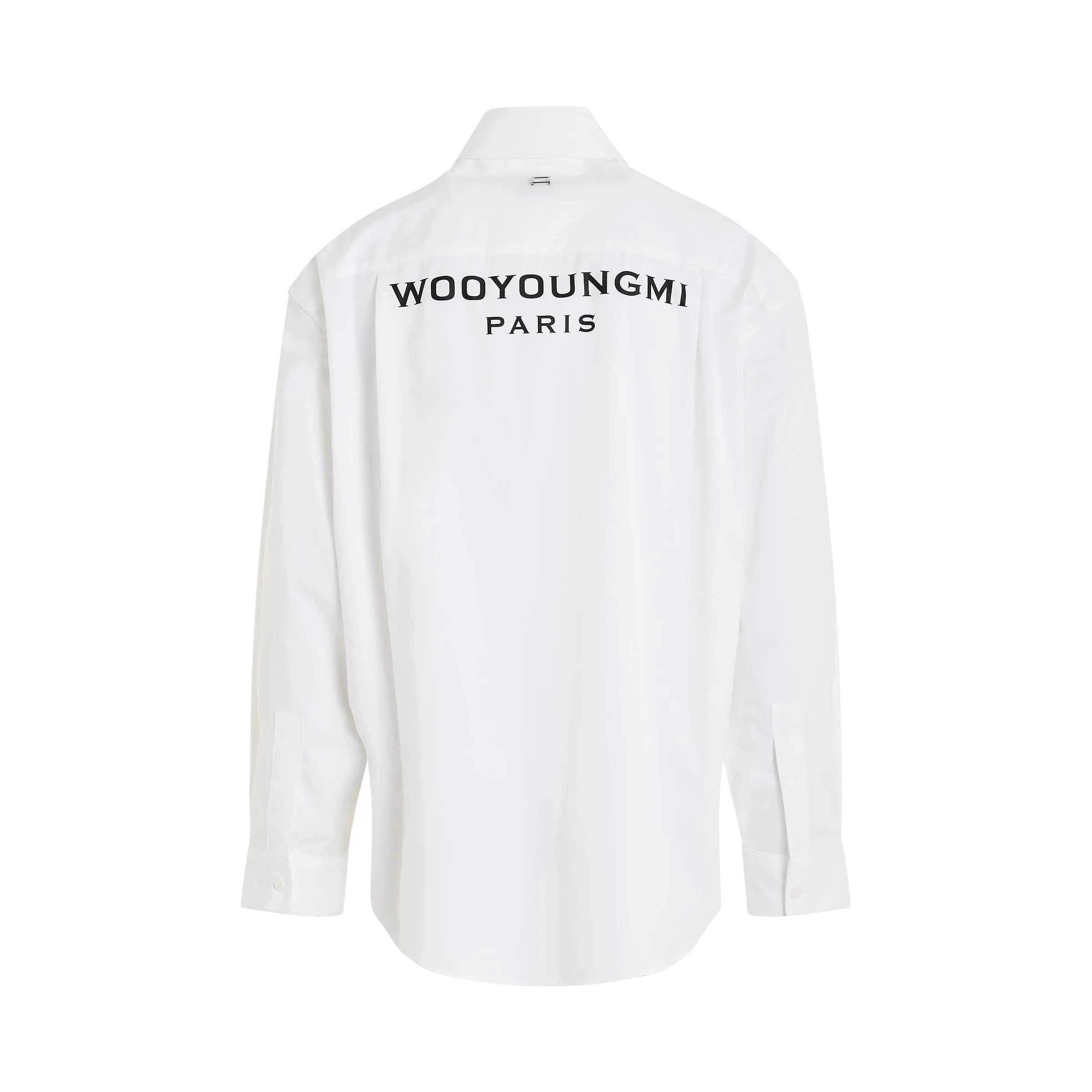 Back Logo Pocket Shirt in White sold by MARAIS product image thumbnail 4