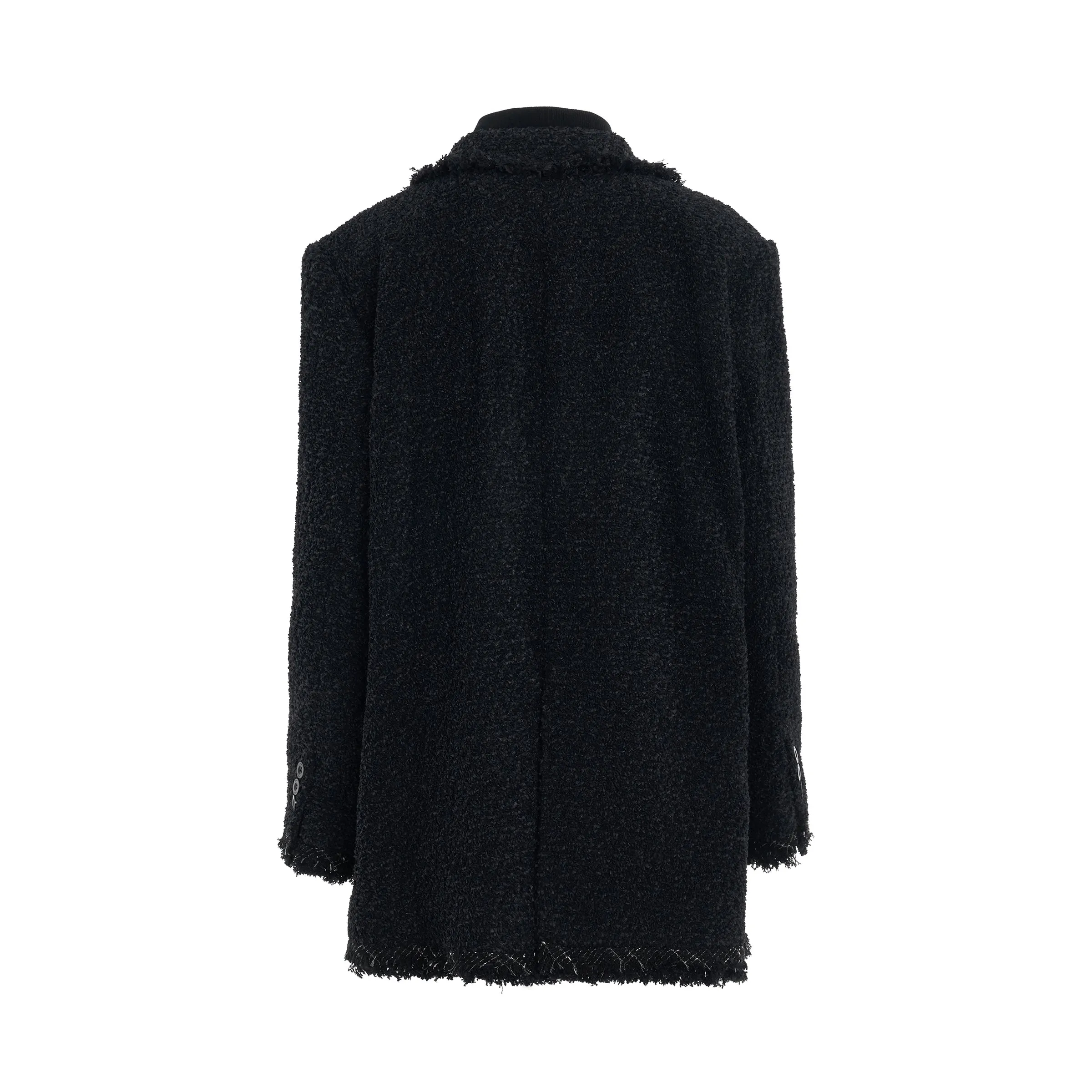 Long Tweed Jacket in Black sold by MARAIS product image thumbnail 4