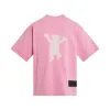Teddy Logo T-Shirt in Pink sold by MARAIS
