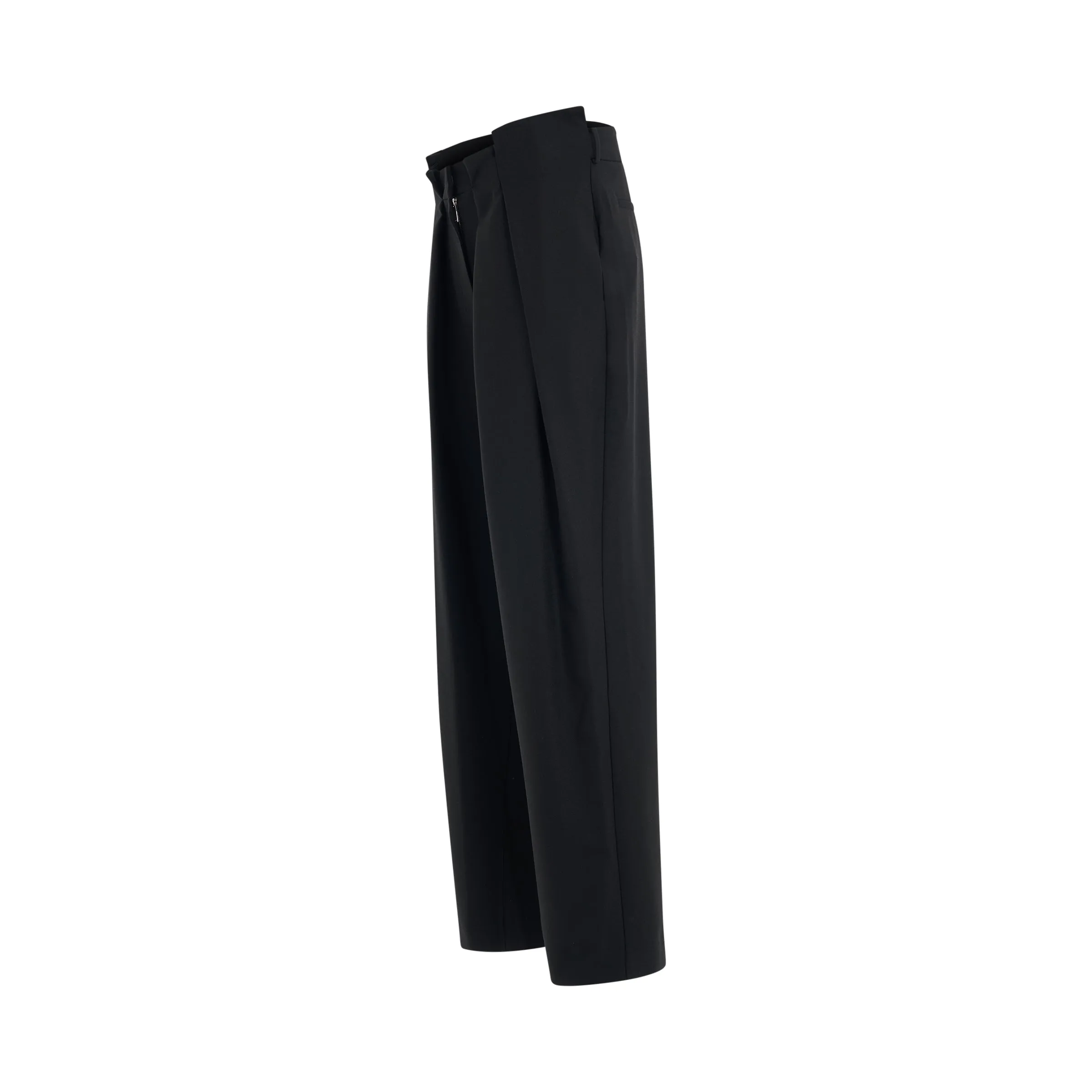 Ablohland Wool Paperbag Pants in Black sold by MARAIS product image thumbnail 2