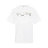Logo Embroidered T-Shirt in White/Mix sold by MARAIS