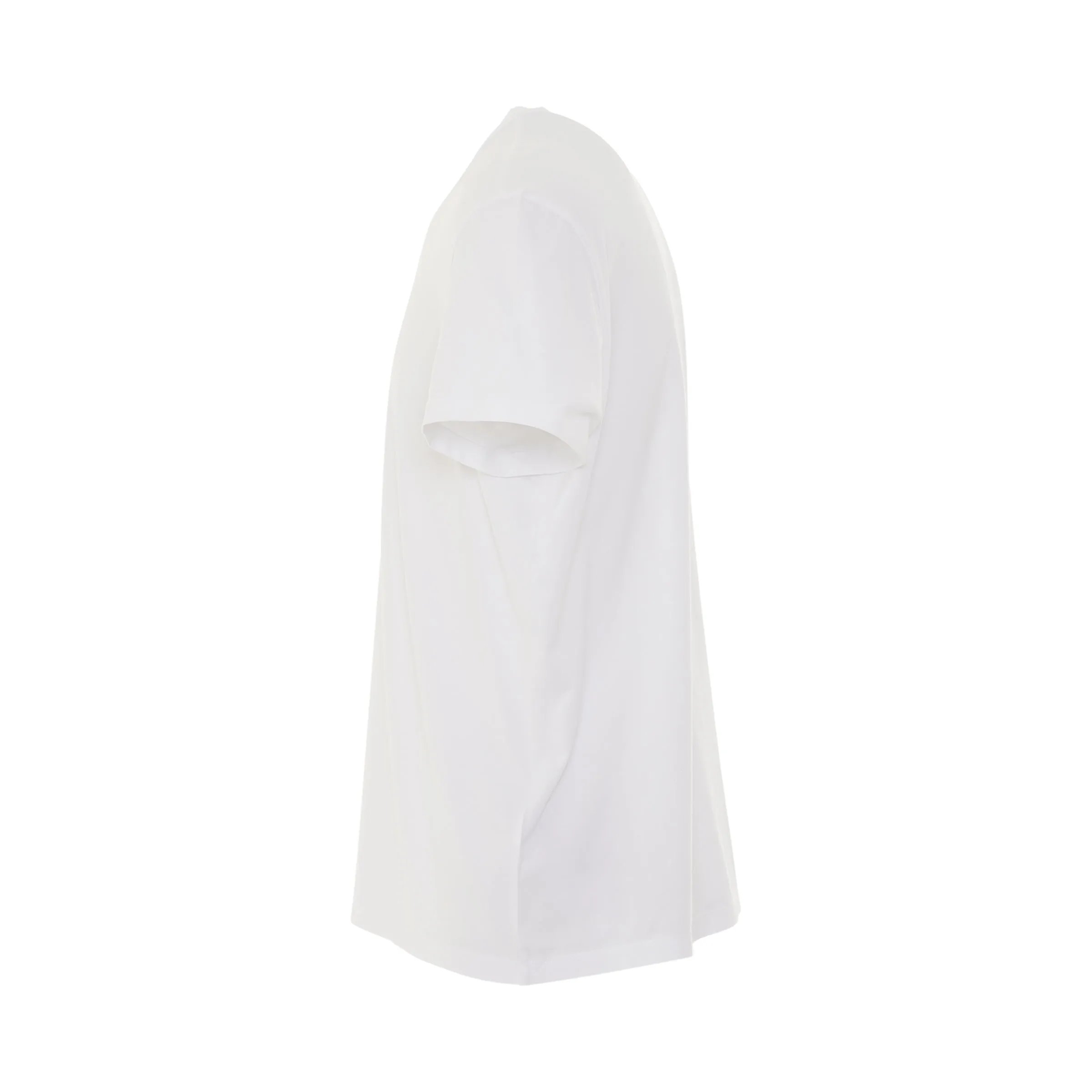 Upside Down Logo T-Shirt in White/Black sold by MARAIS product image thumbnail 3