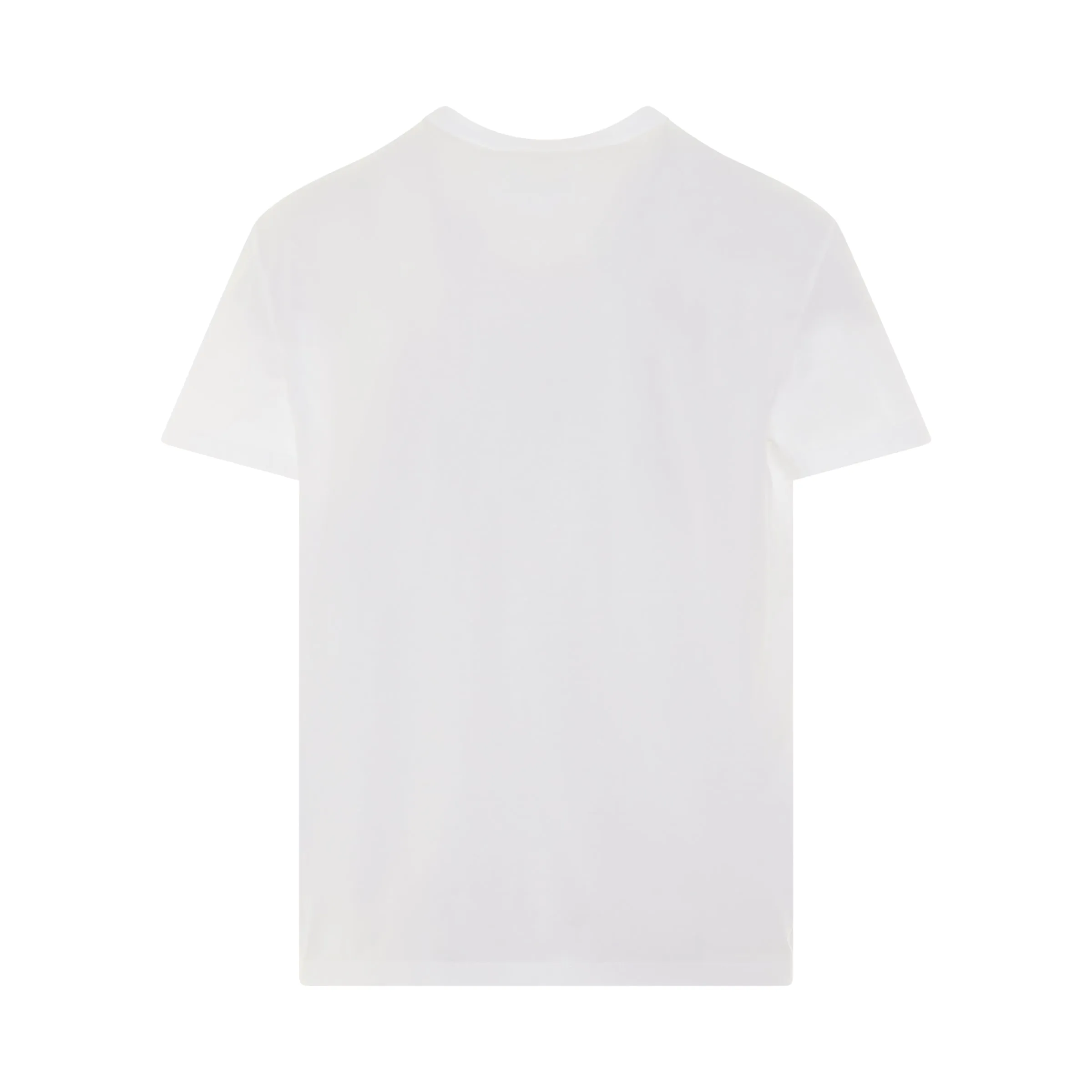 Upside Down Logo T-Shirt in White/Black sold by MARAIS product image thumbnail 4