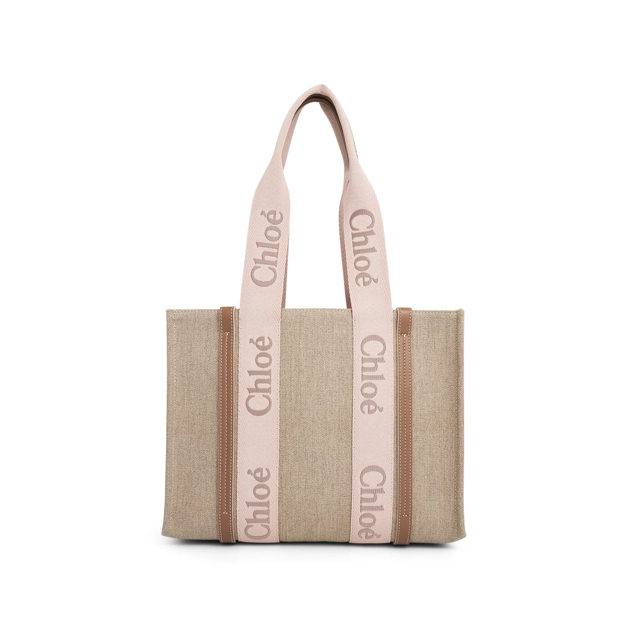 Chloe Casual Style Plain Logo Totes in Blushy Beige sold by MARAIS product image thumbnail 3