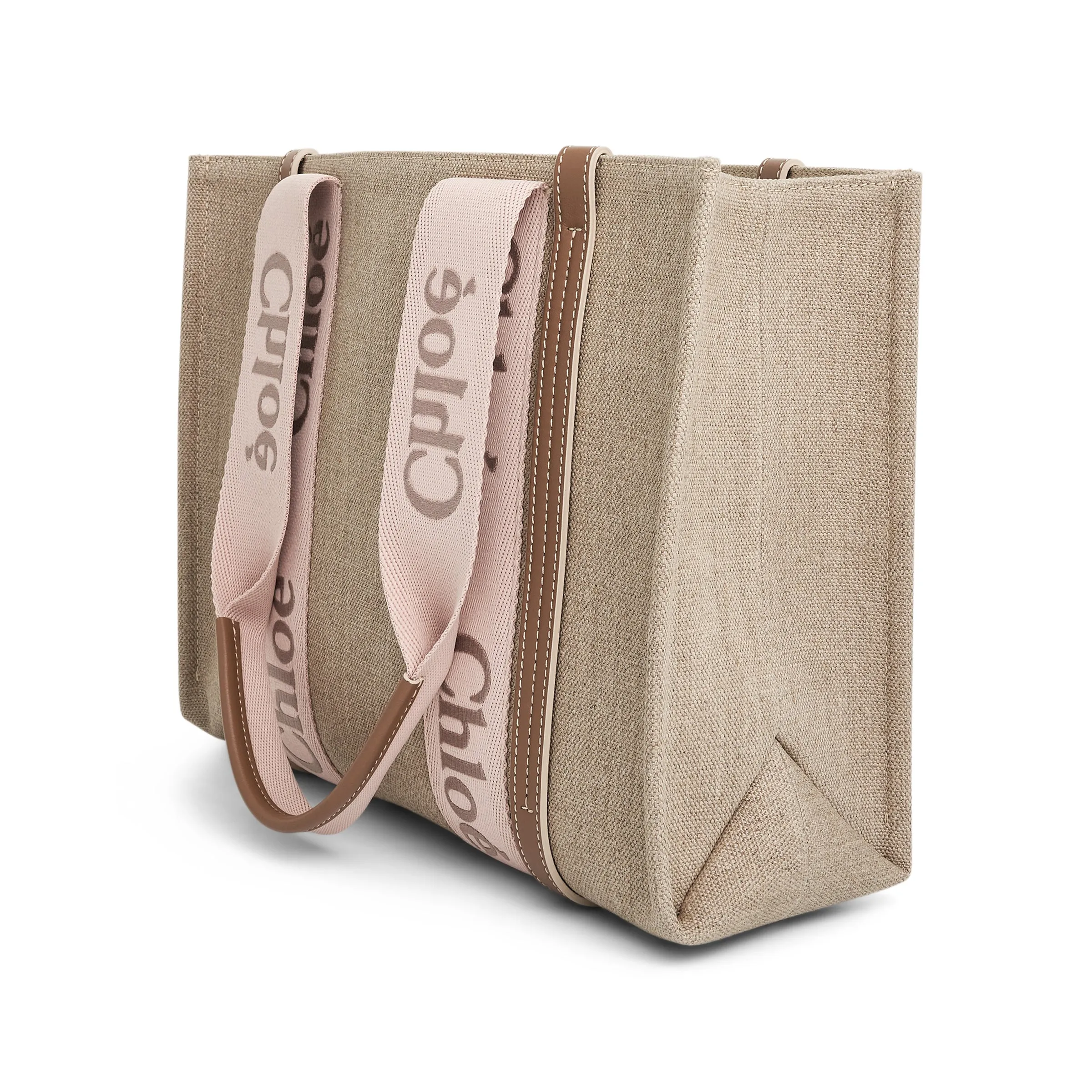 Chloe Casual Style Plain Logo Totes in Blushy Beige sold by MARAIS product image thumbnail 5