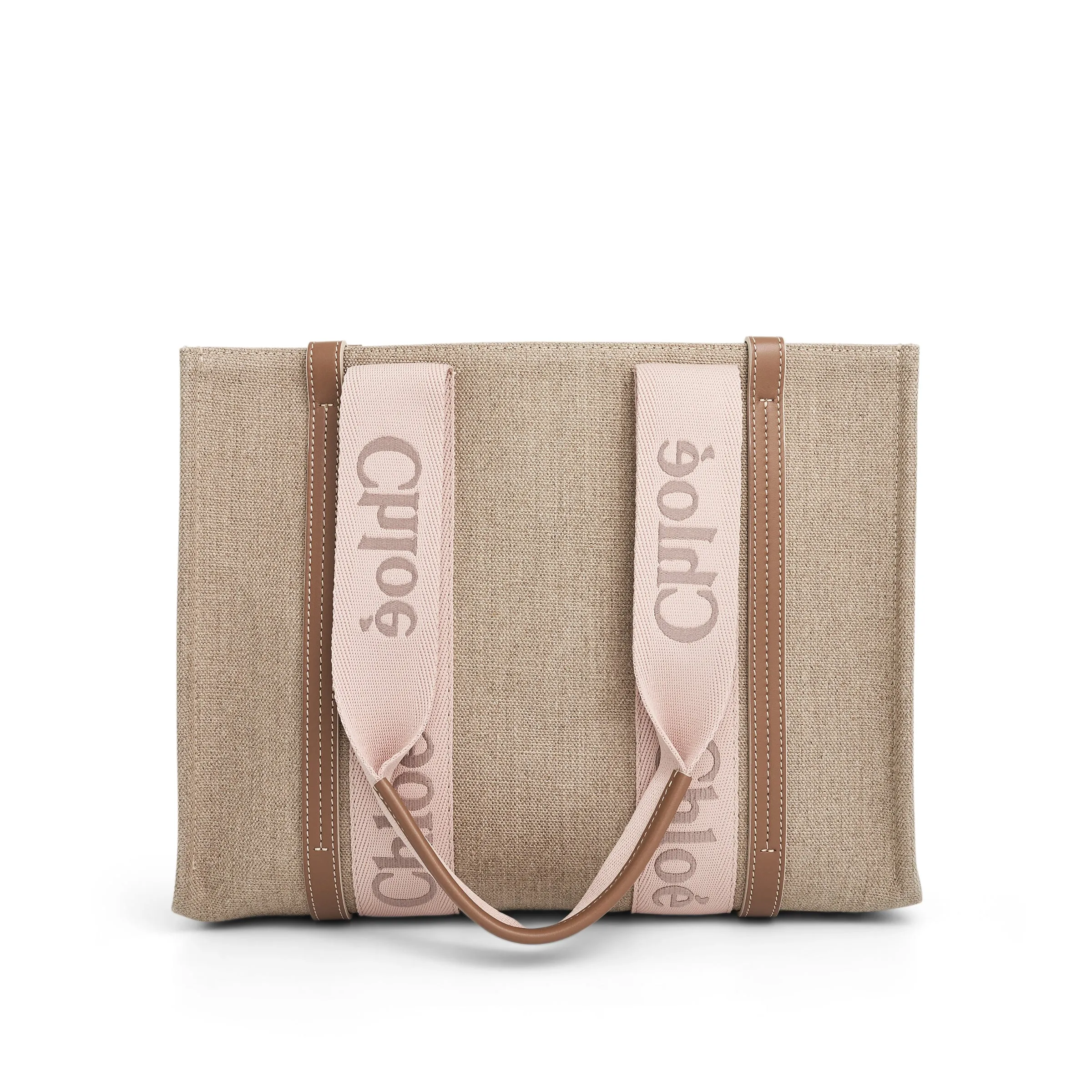 Chloe Casual Style Plain Logo Totes in Blushy Beige sold by MARAIS product image thumbnail 4