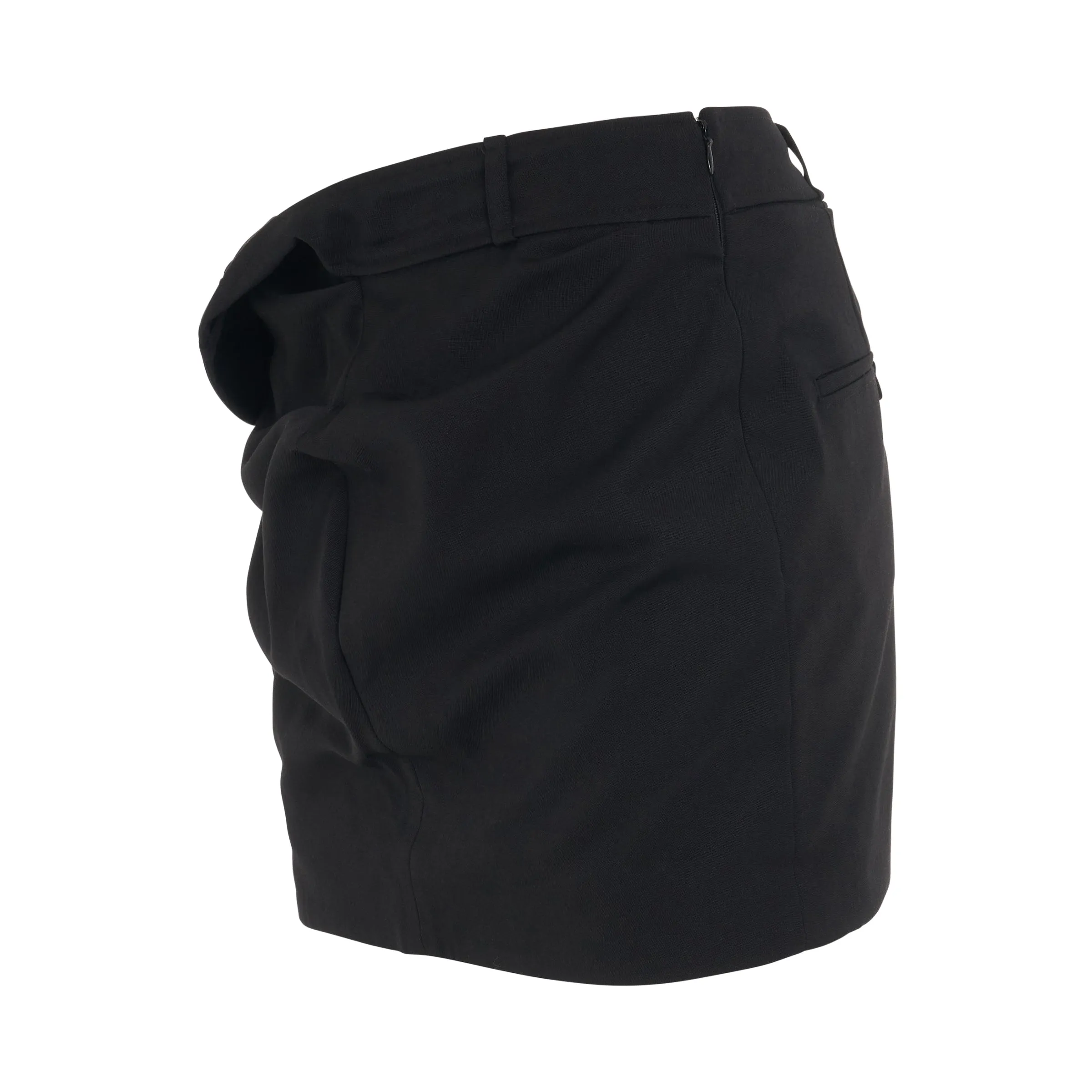 Bahia Twist Mini Skirt in Black sold by MARAIS product image thumbnail 2