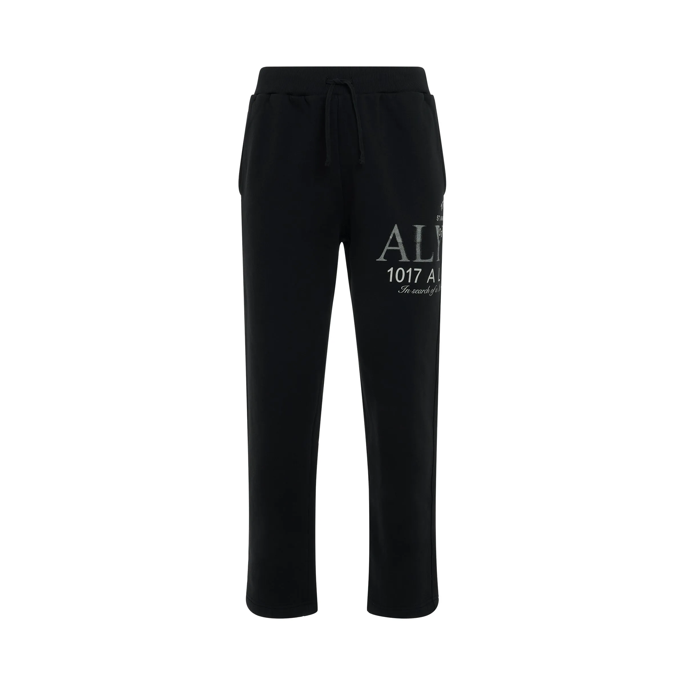 Print Sweatpants in Black sold by MARAIS