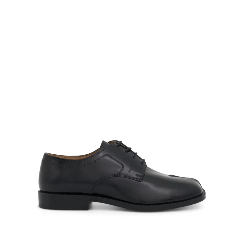 Tabi Lace-ups Stitch Shoes in Black sold by MARAIS