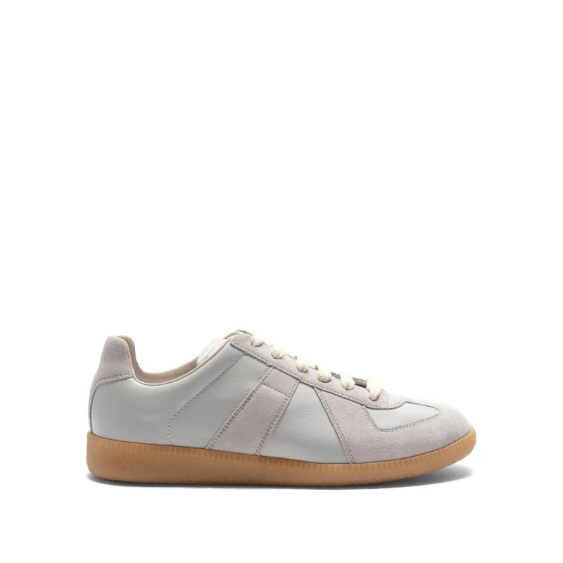 Replica Leather Sneaker in Anisette sold by MARAIS