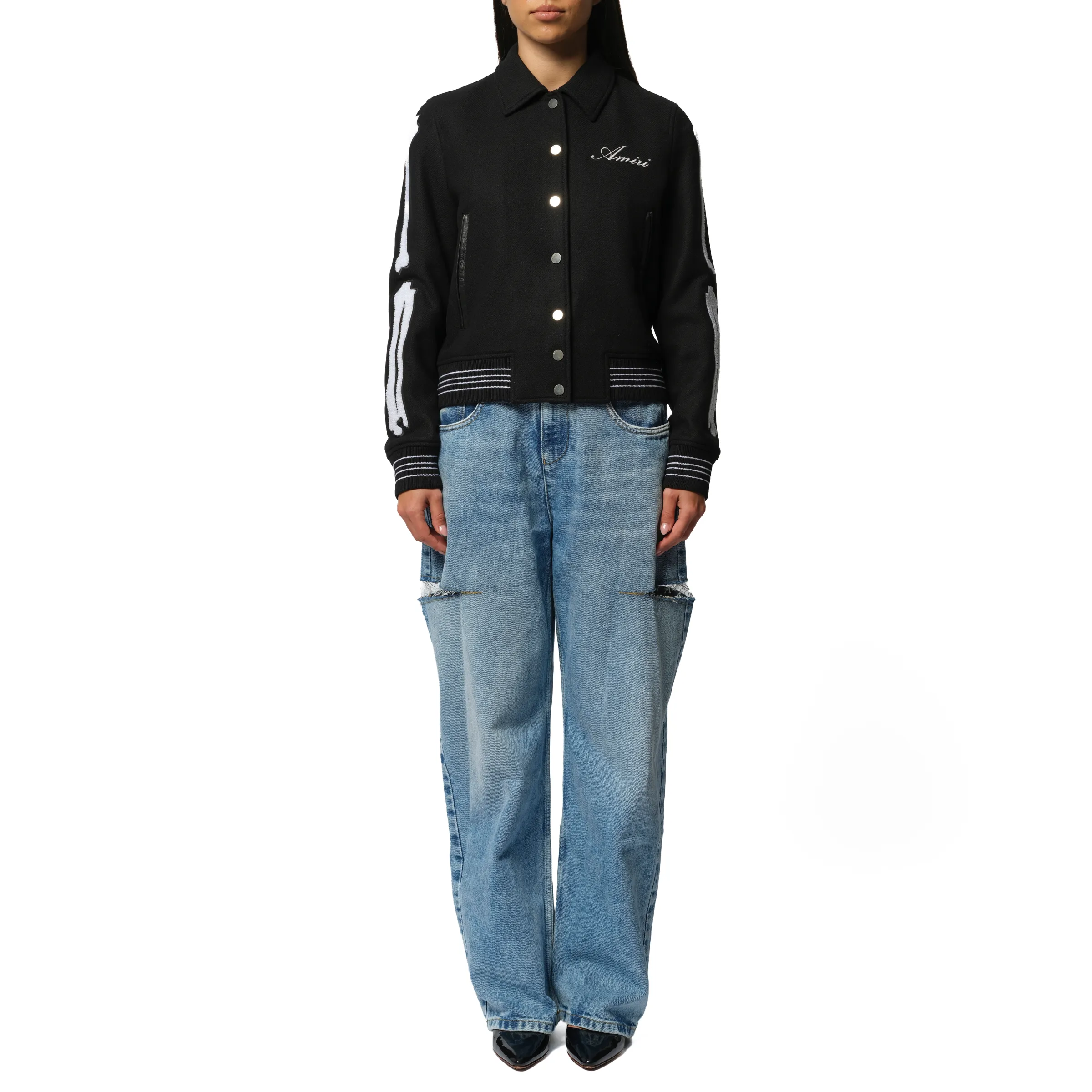 Bones Jacket in Black sold by MARAIS product image thumbnail 4