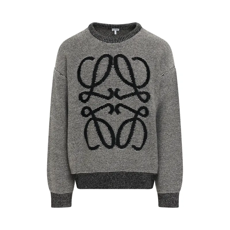 Anagram Wool Sweater in Black/White sold by MARAIS