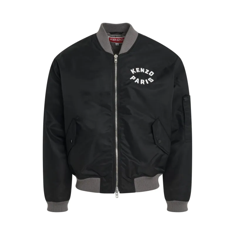 Kenzo Lucky Tiger Bomber Jacket in Black sold by MARAIS