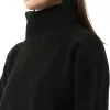 Fisherman Tabard Sweater in Black sold by MARAIS