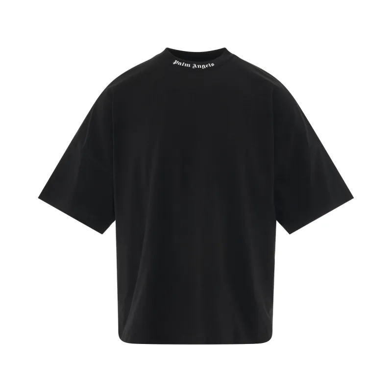 Classic Logo Oversized T-Shirt in Black/White sold by MARAIS