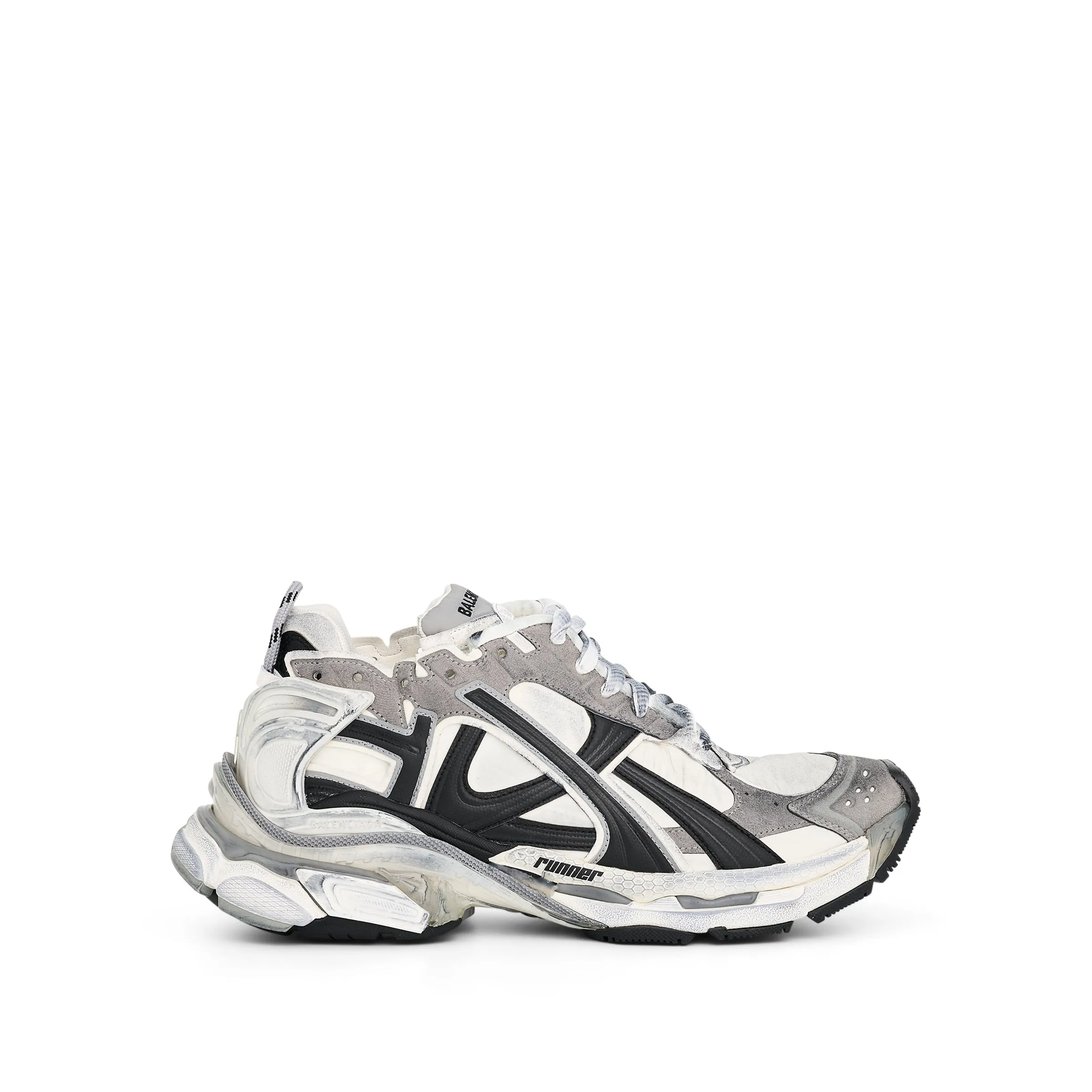 Runner Sneaker in Grey/White/Black sold by MARAIS