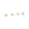 Bicolour Palm Ring Set in Gold/Silver sold by MARAIS