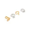 Bicolour Palm Ring Set in Gold/Silver sold by MARAIS