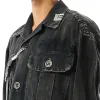 Amateur Sewn Aged Shirt in Black sold by MARAIS