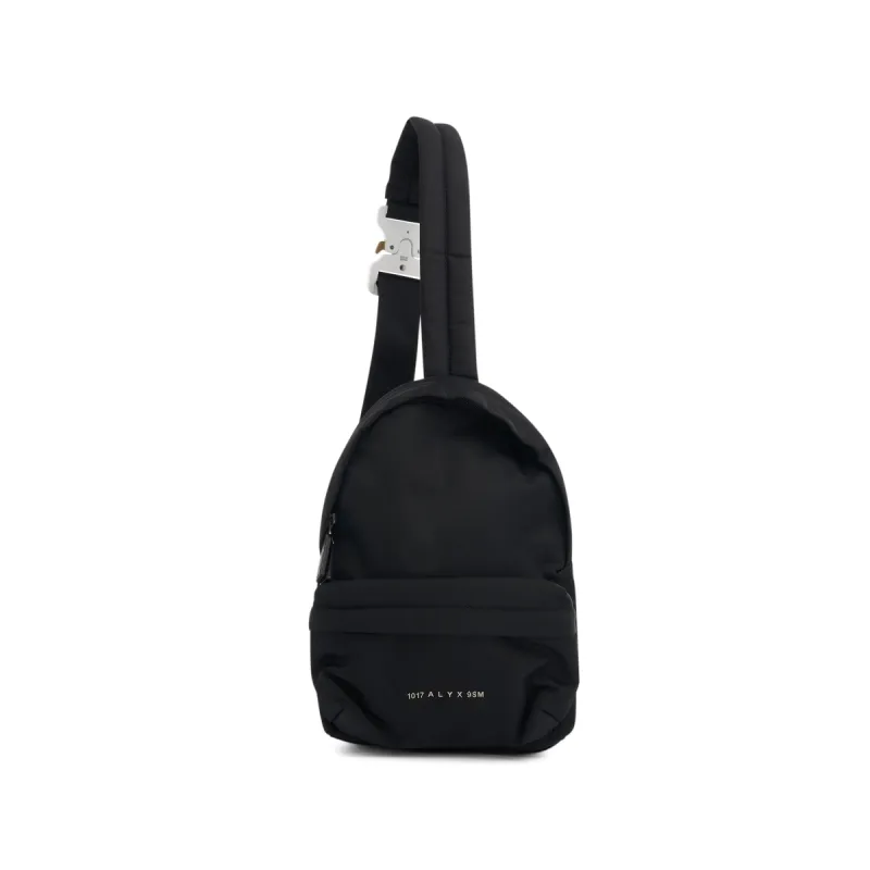 Crossbody Bag with Buckle in Black sold by MARAIS