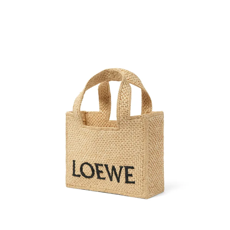 Loewe Font Tote Mini Bag in Natural sold by MARAIS