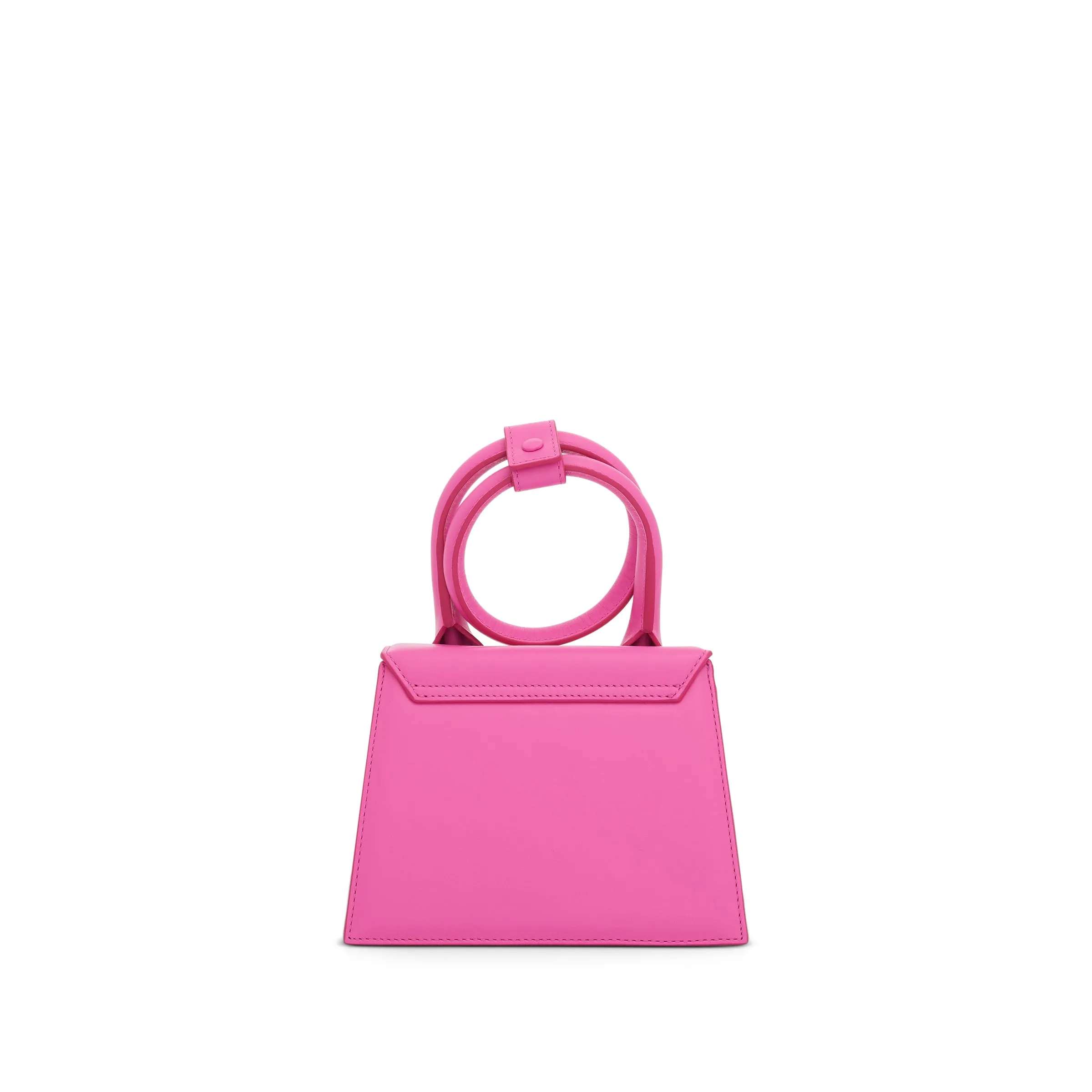 Le Chiquito Noeud Leather Bag in Neon Pink sold by MARAIS product image thumbnail 3
