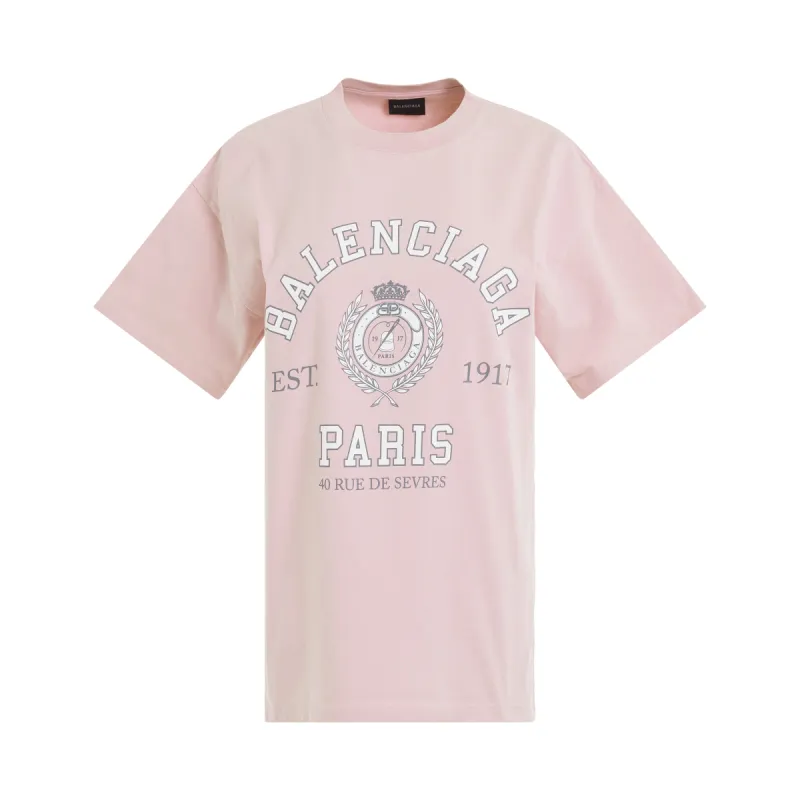 College 1917 T-Shirt in Pink sold by MARAIS