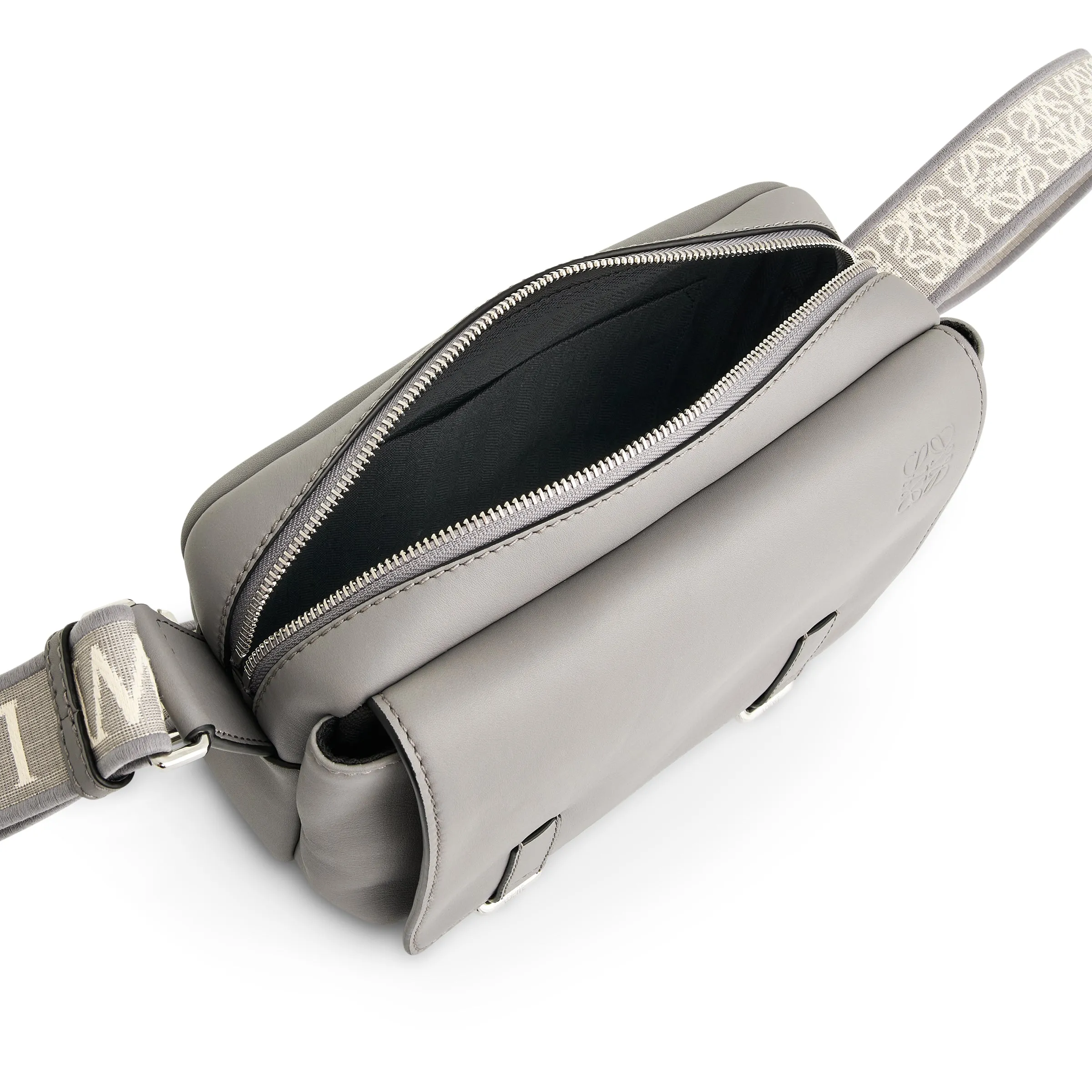 Military Messenger XS Bag in Asphalt Grey sold by MARAIS product image thumbnail 4