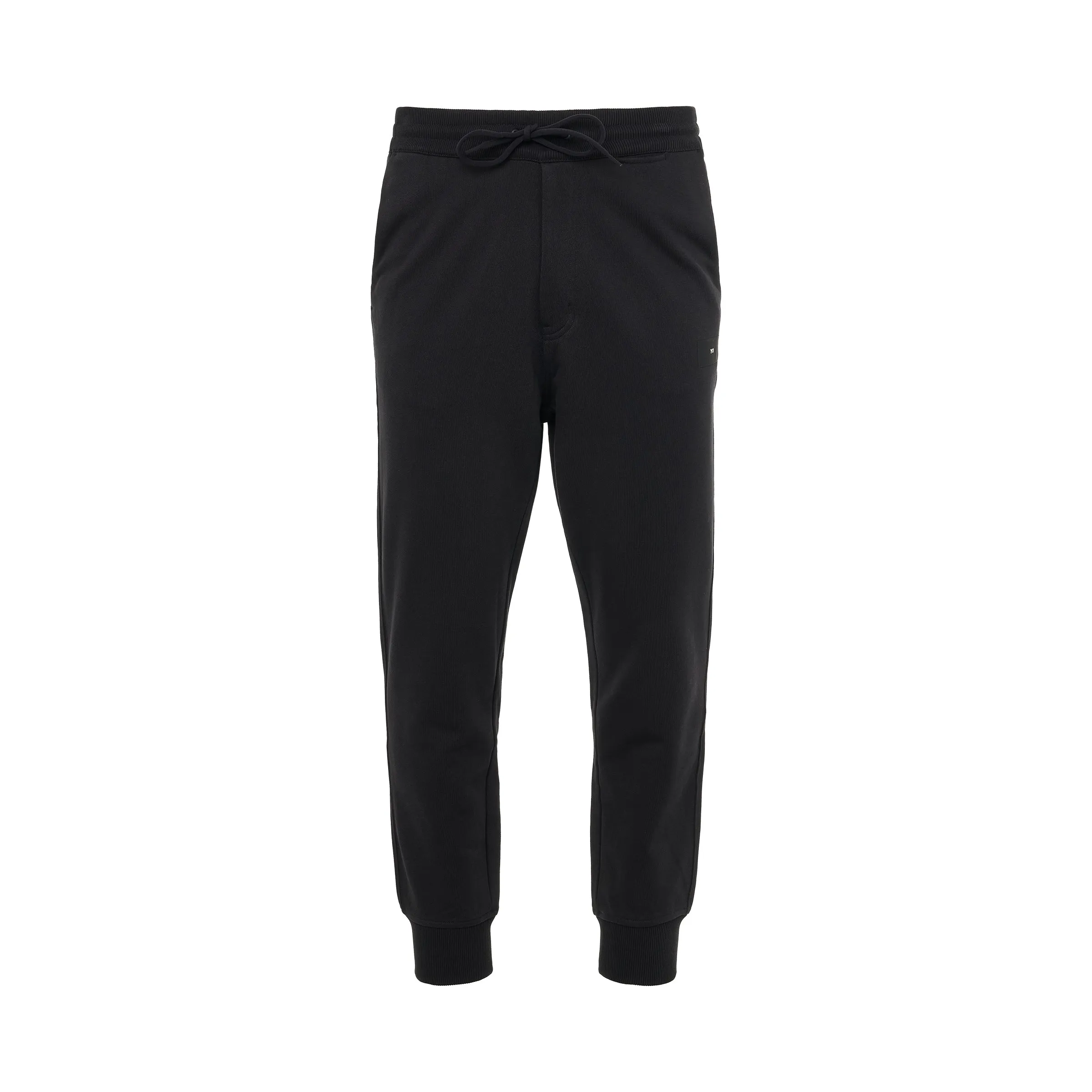 Organic Cotton Terry Cuffed Pants in Black sold by MARAIS