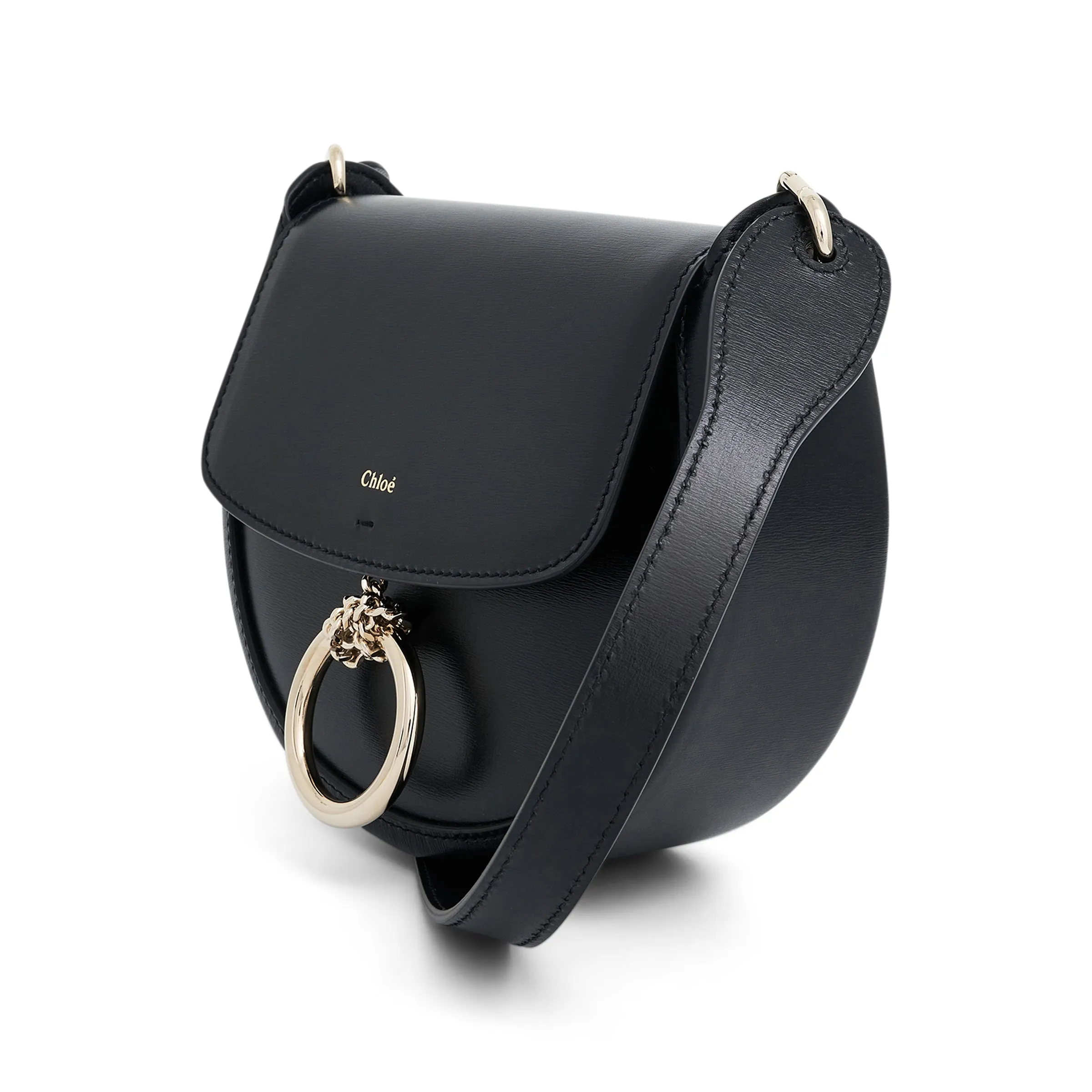 Chloe Arlene Leather Shoulder Bag in Black sold by MARAIS product image thumbnail 4