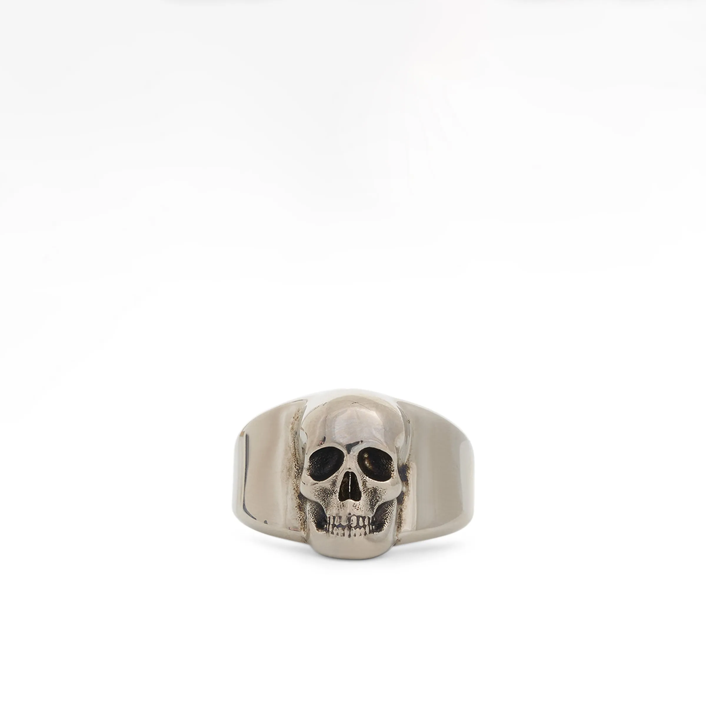 Skull Metal Signet Ring sold by MARAIS