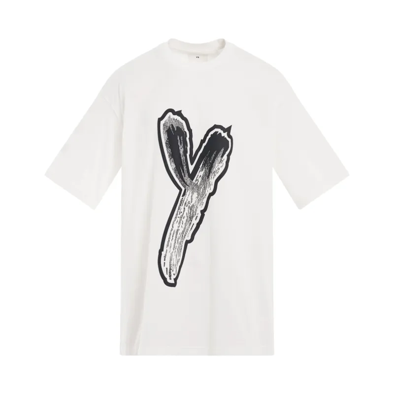 Graphic Logo T-Shirt in Off White sold by MARAIS