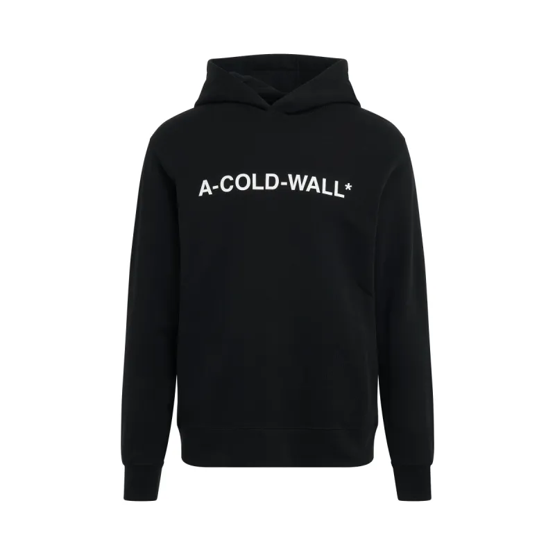 Essential Logo Hoodie in Black sold by MARAIS