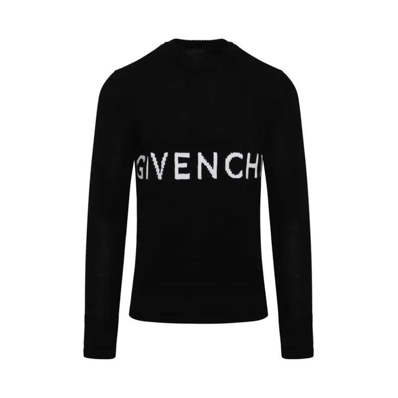 4G  Logo Sweater in Black sold by MARAIS