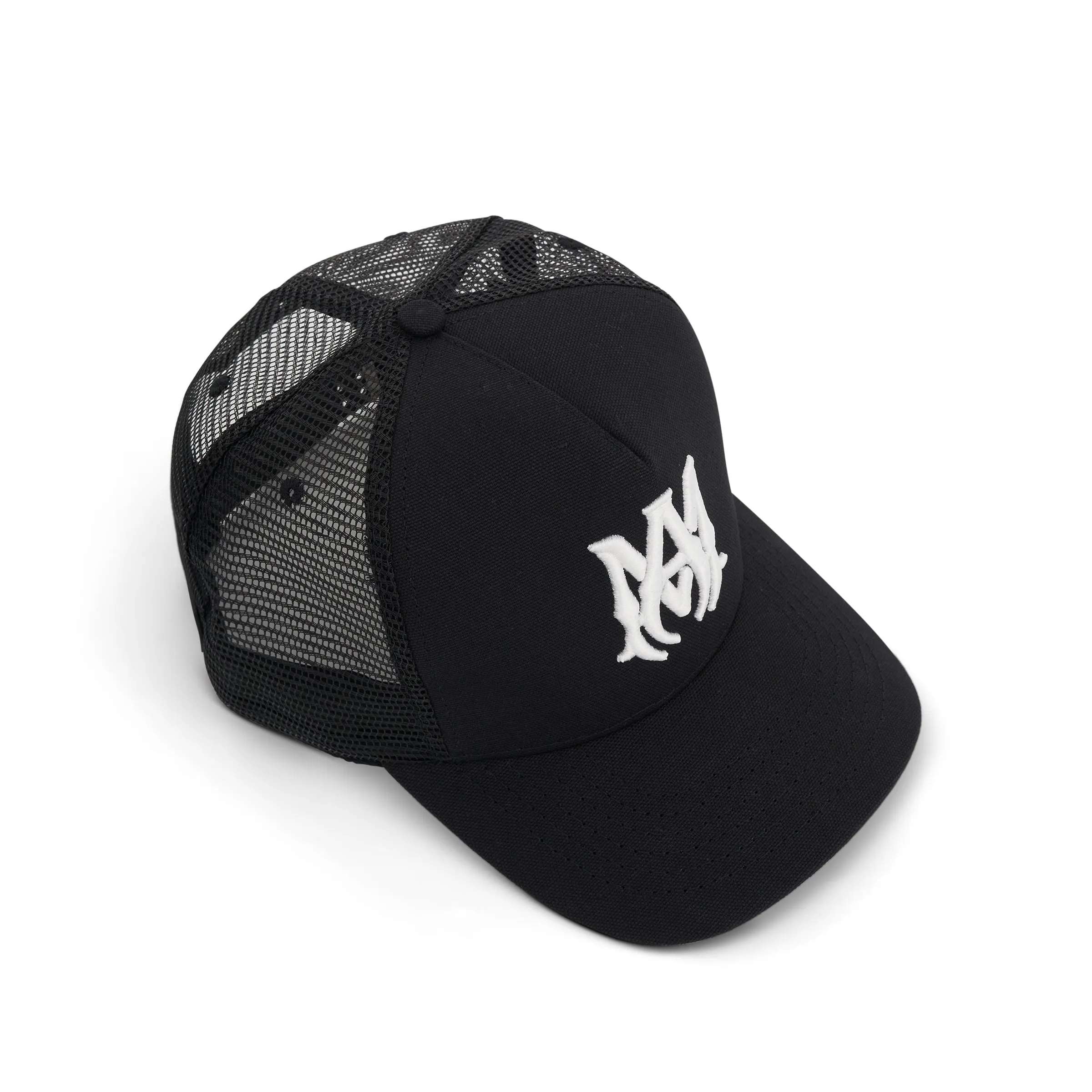 MA Logo Trucker Hat in Black/White sold by MARAIS product image thumbnail 2