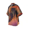 Graphic Bowling Shirt in Warm Desert sold by MARAIS