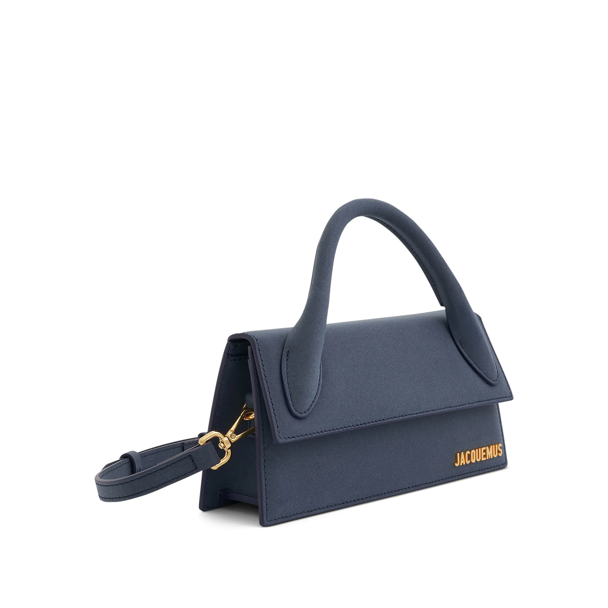 Le Chiquito Long Leather Bag in Dark Navy sold by MARAIS product image thumbnail 2