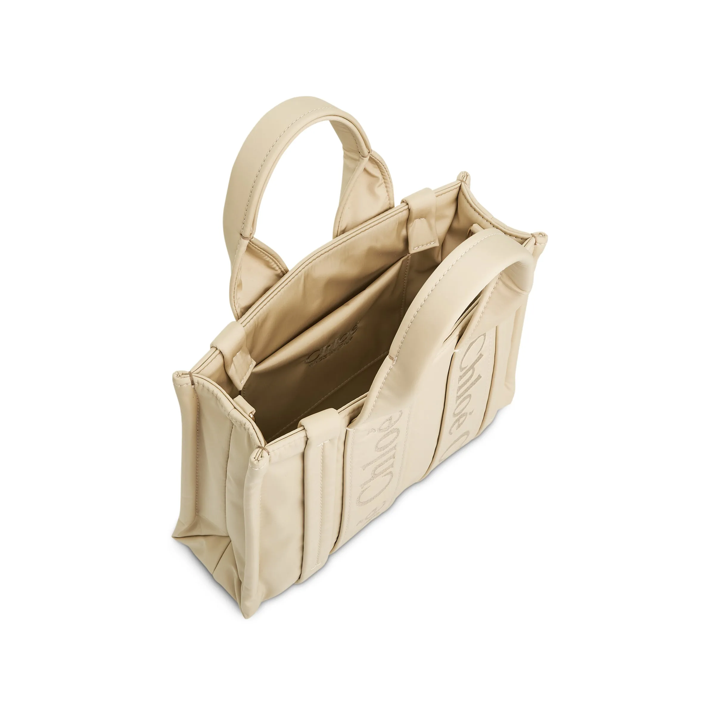 Small Woody Tote Bag in Dusty Ivory sold by MARAIS product image thumbnail 5