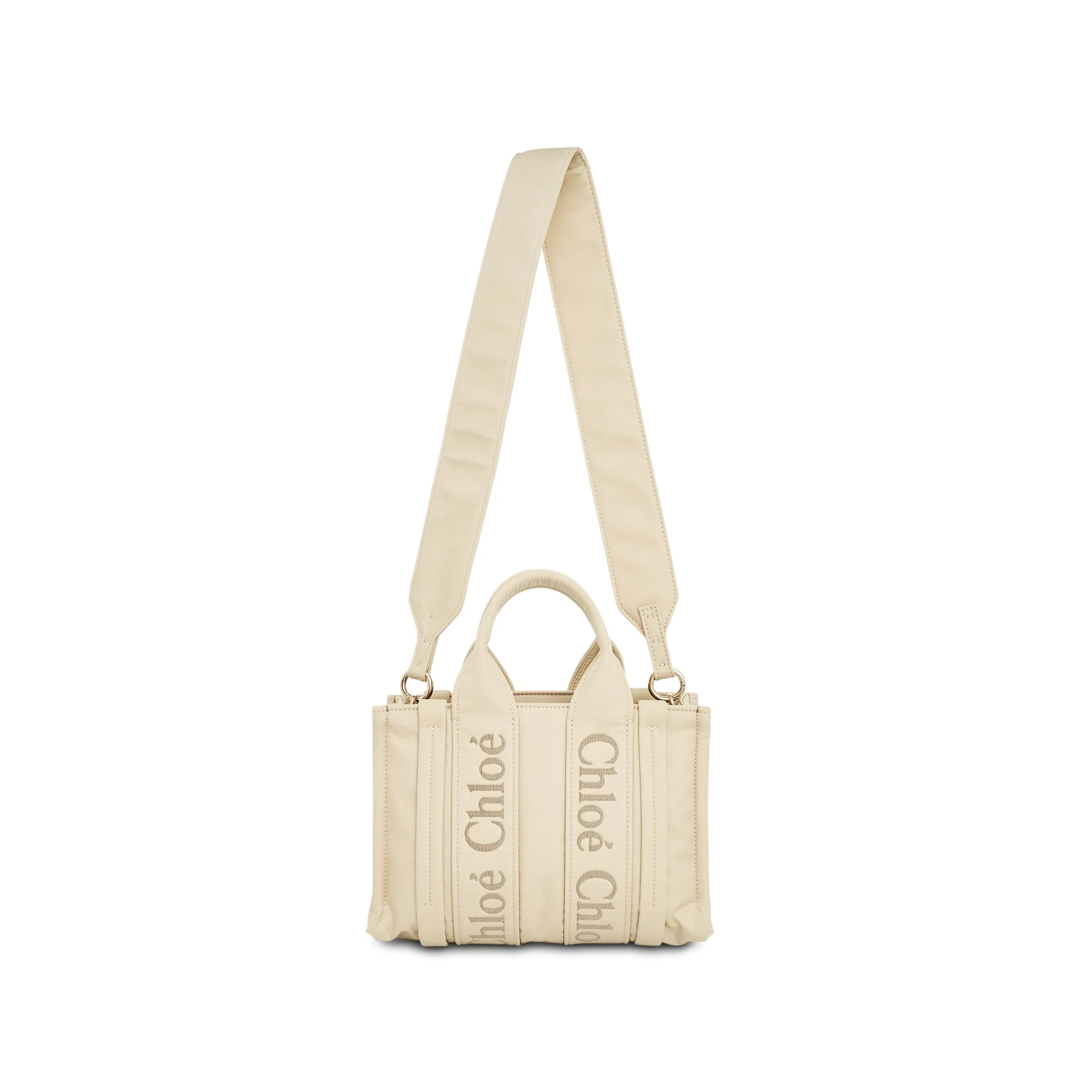 Small Woody Tote Bag in Dusty Ivory sold by MARAIS