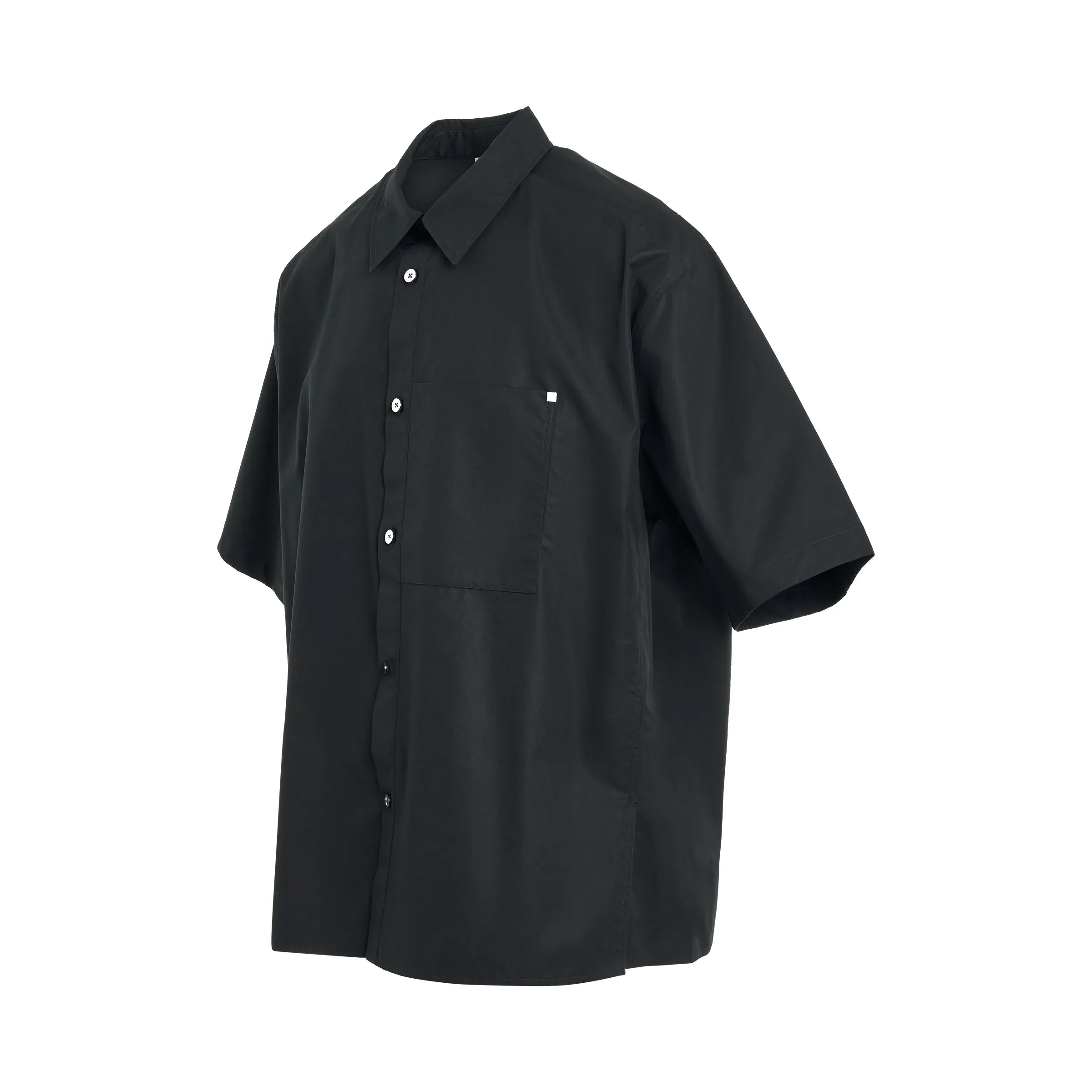 Back Logo Short Sleeve Shirt in Black sold by MARAIS product image thumbnail 2