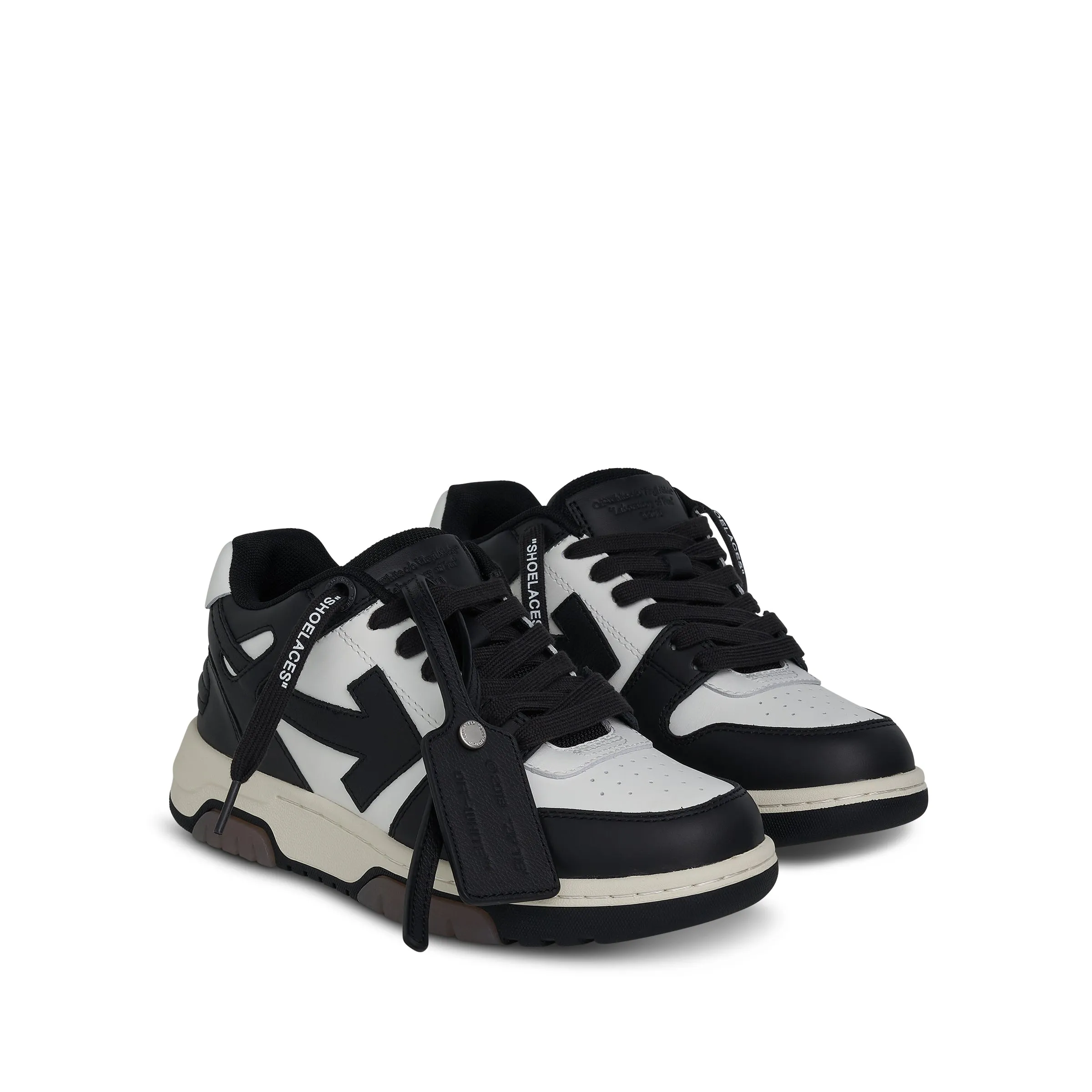 Out Of Office Calf Leather Sneakers in White/Grey sold by MARAIS product image thumbnail 2