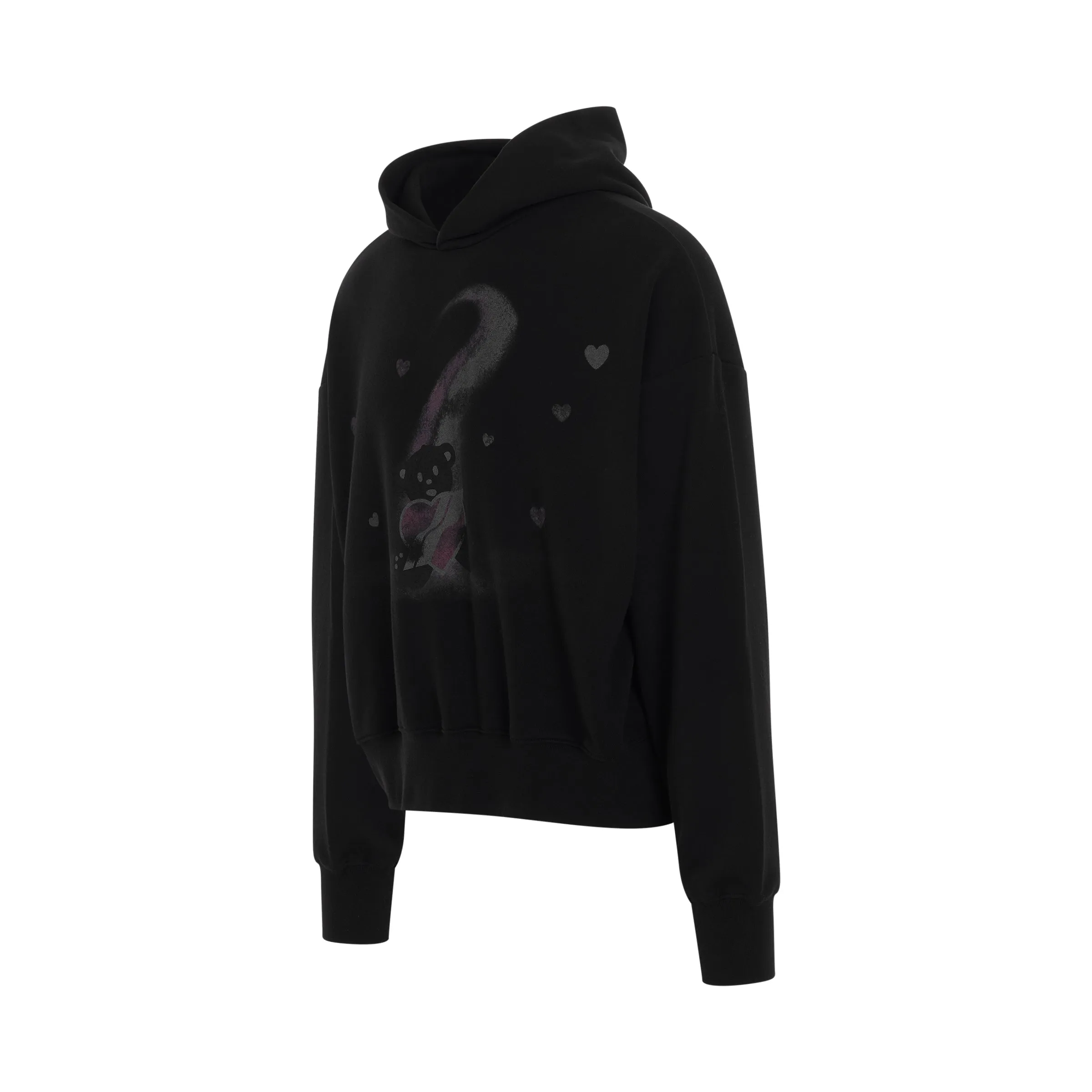 Teddy Bear Print Hoodie in Black sold by MARAIS product image thumbnail 2