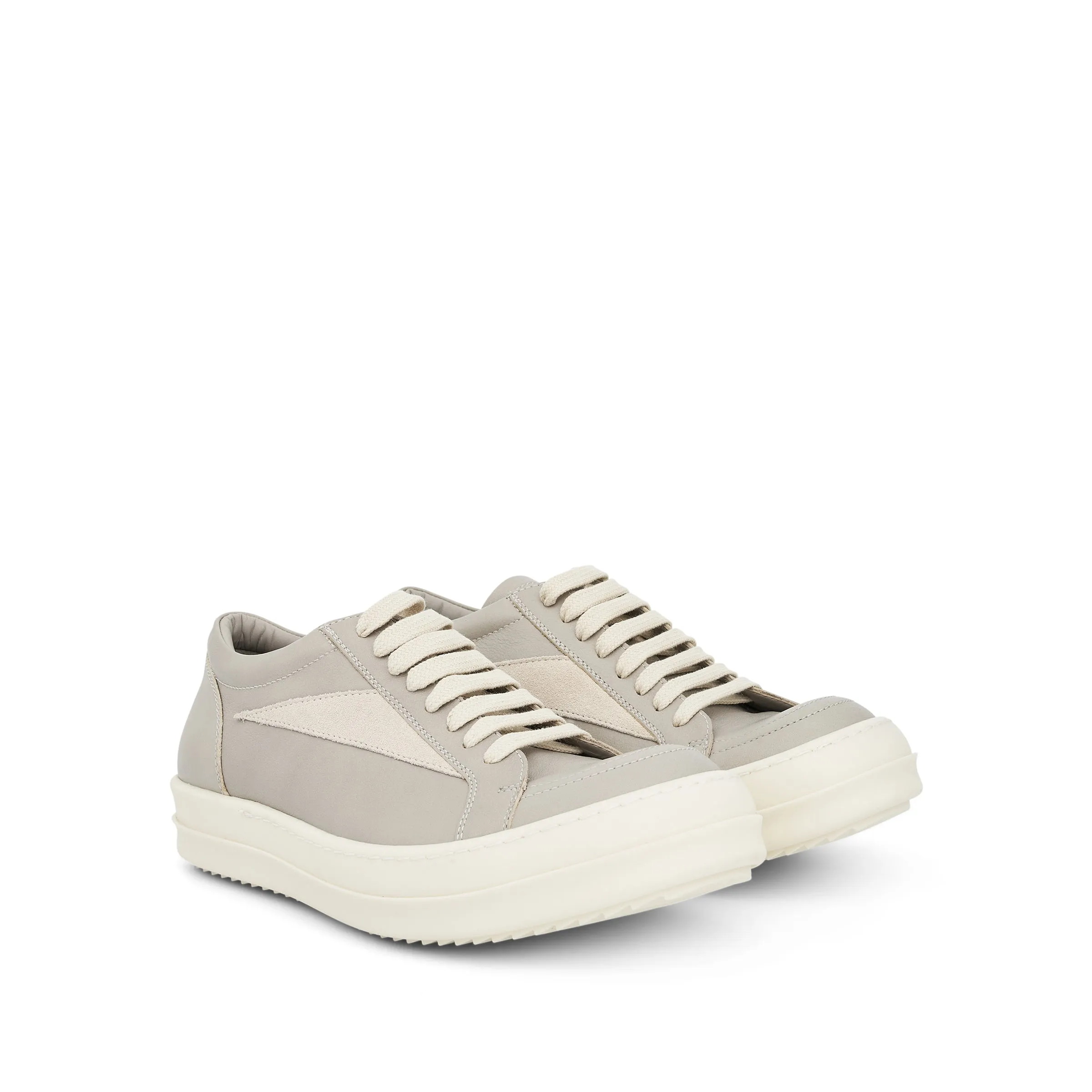 Women Vintage Leather Sneaker in Pearl/Milk sold by MARAIS product image thumbnail 2